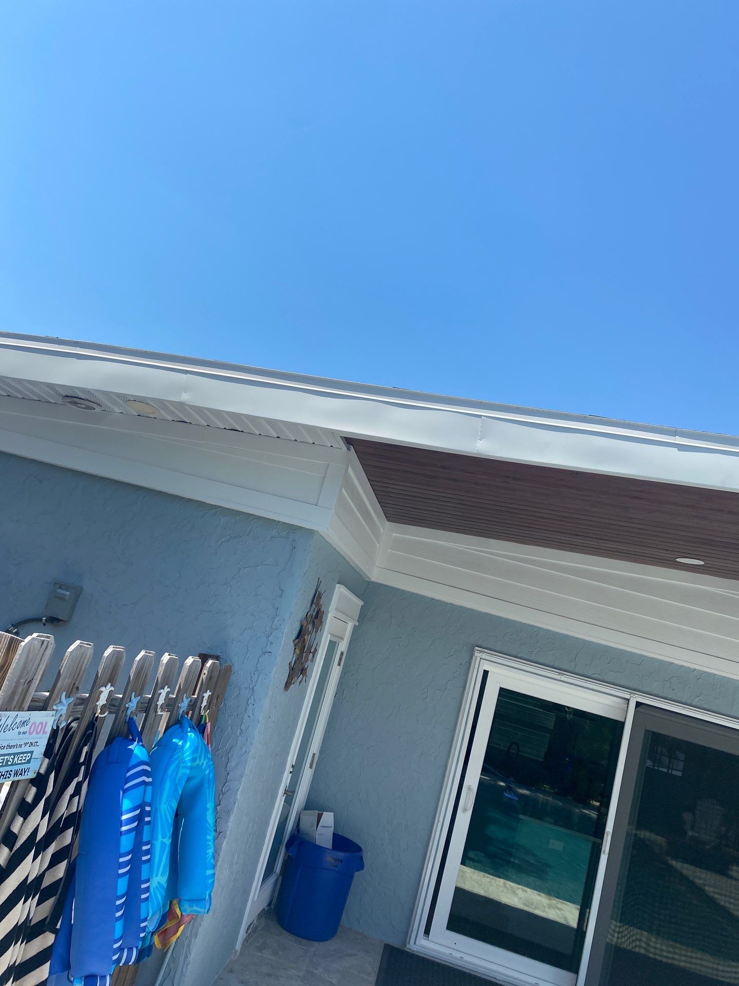 New Metal Soffit and Fascia in Siesta Key FL by Gutter Professors