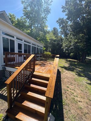Deck using Wood Sealant