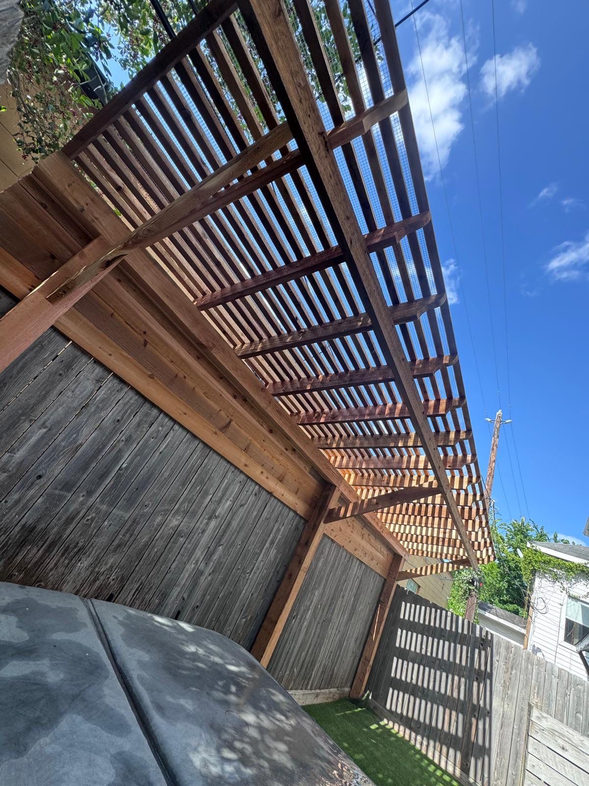 🌿 Kristy’s Backyard Privacy & Pergola Transformation by Texas Urban Elements