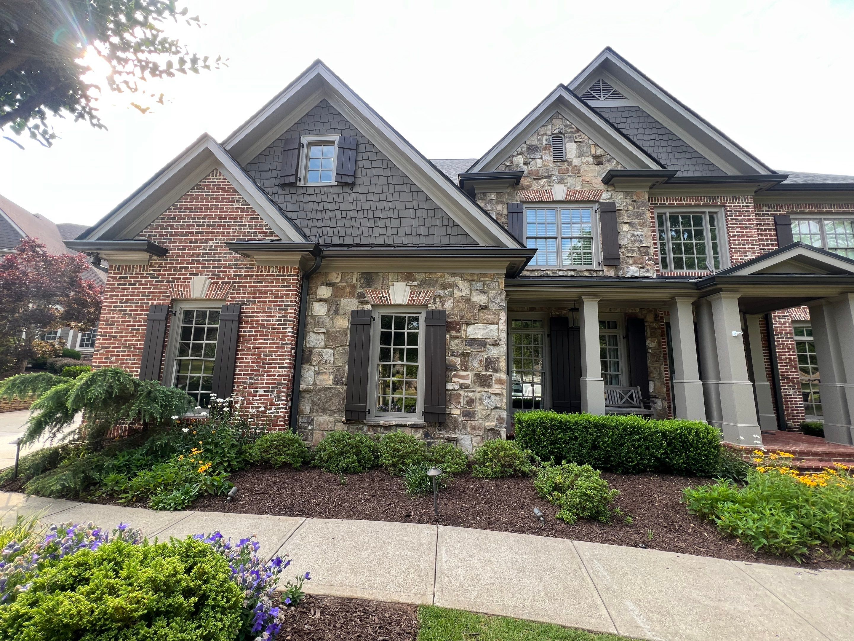 Exterior Painting and Shingle Siding Refresh for Marietta Residential Home by Swift Home Renovations
