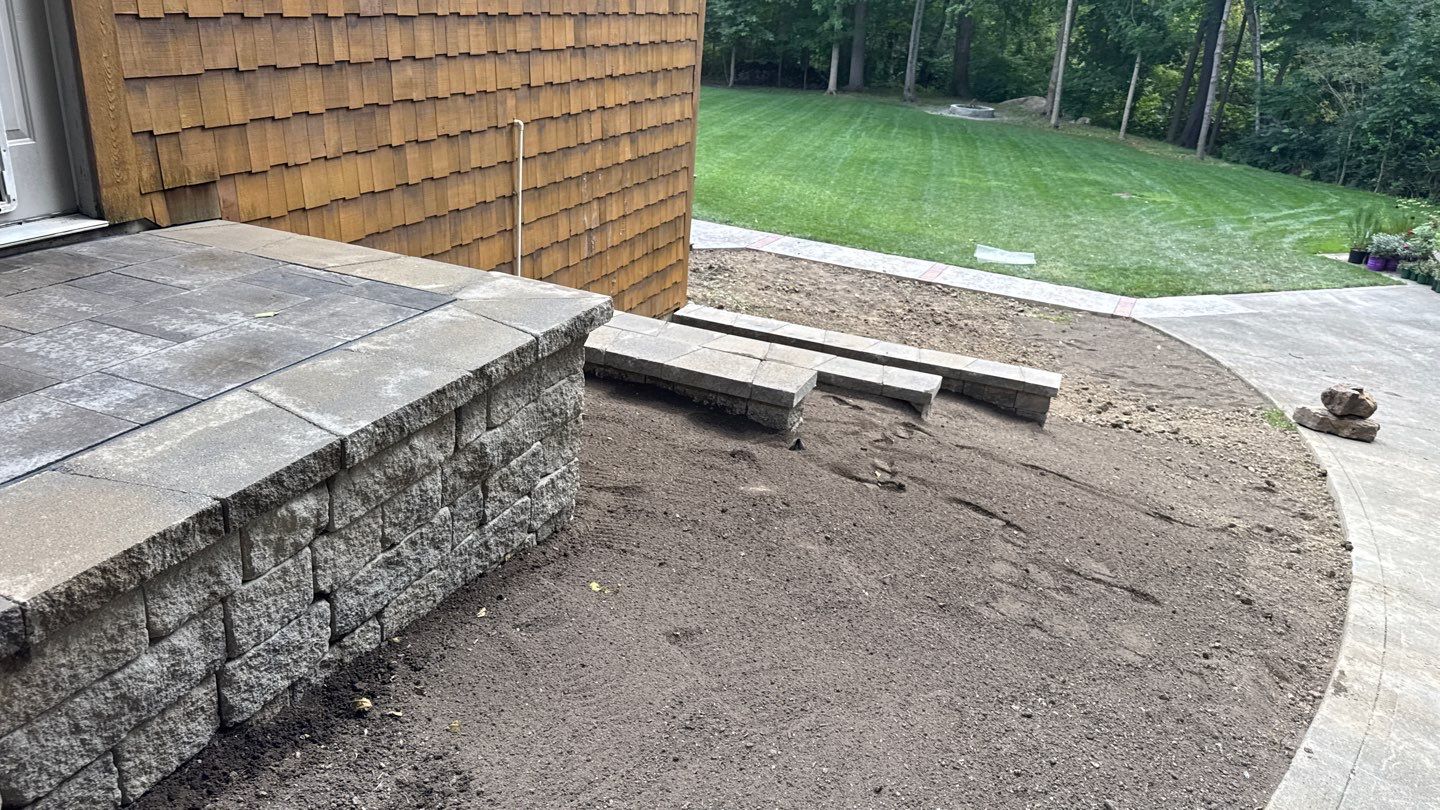 Project in Fort Wayne by Carrs lawn and landscape