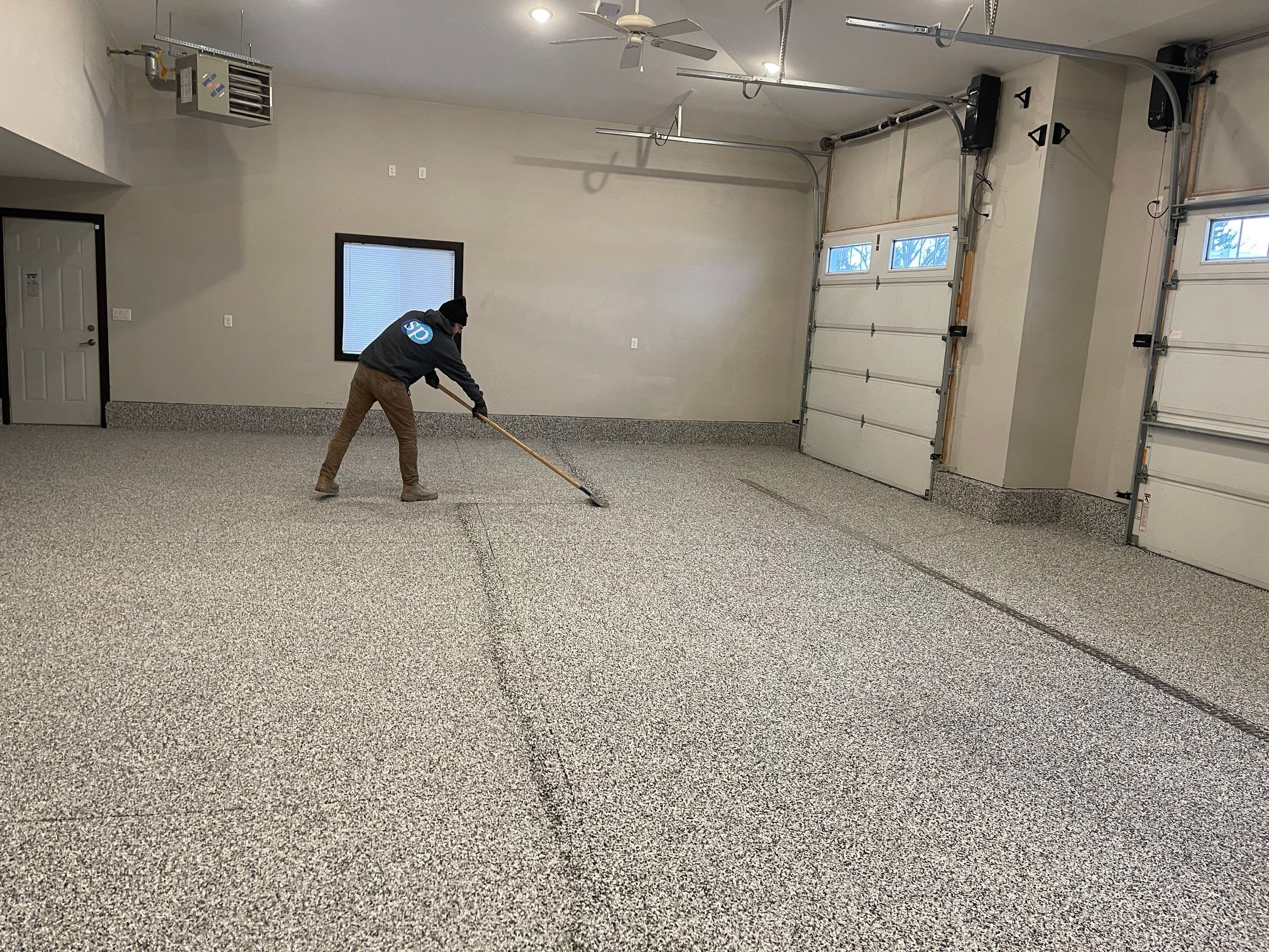 Garage using Domino  by Select Painting, Coatings & Garage Cabinets