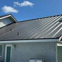 24ga 1.5" Mechanical Seam Dark Bronze  by Total Roofing System The Metal Roof Experts