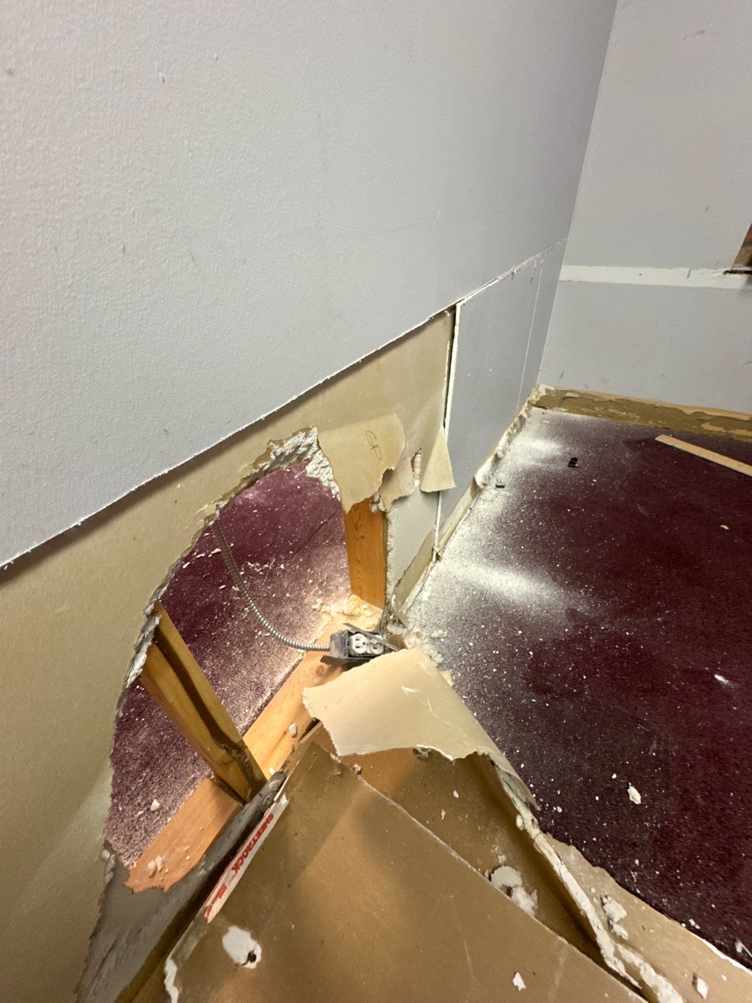 Project in Commerce Twp by EzDry Water Mitigation & Property Restoration