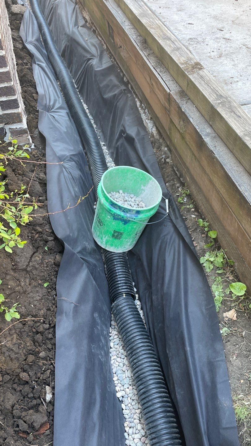 Foundation Drainage Board & French Drain in Southwest Minneapolis by Waterproofing Northeast