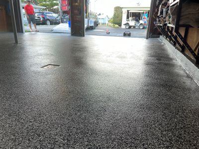 Domino Flake Garage Floor 