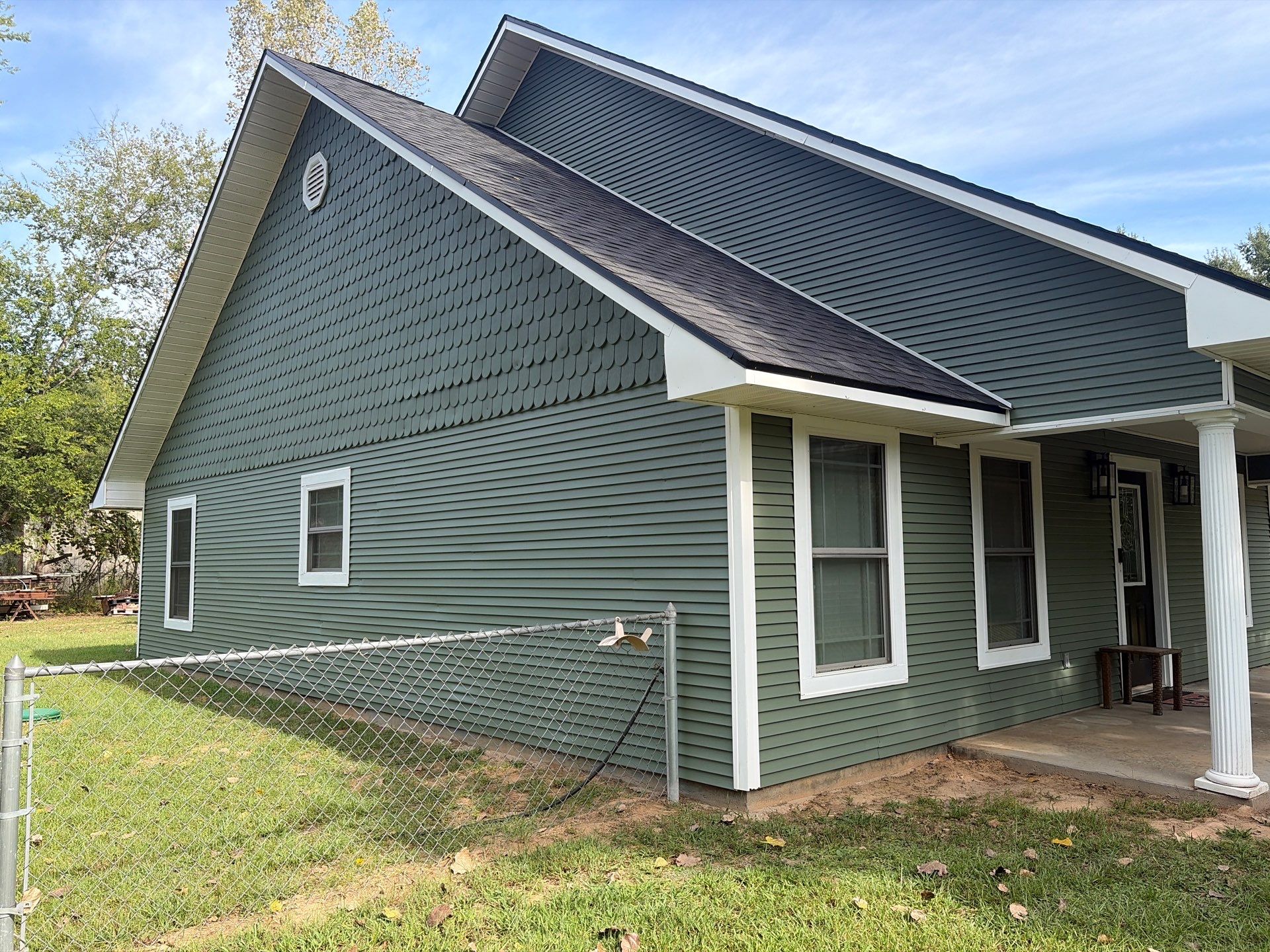 From Aged Yellow to Fresh Green in Frankston, Texas by Quality Coats Painting