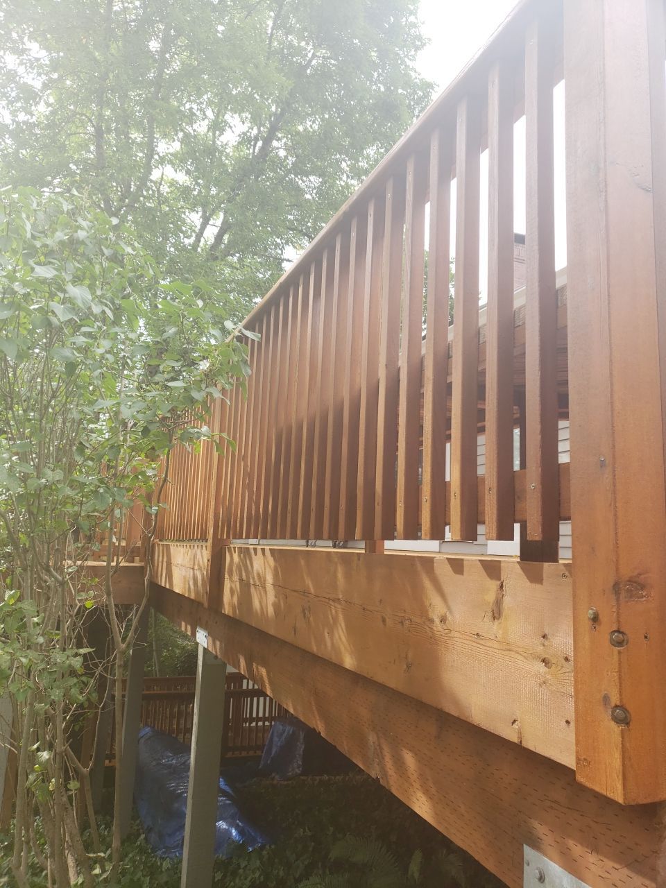 Deck Restoration using Armstrong-Clark Semi-Transparent Cedar 97229 by Paul Schopp