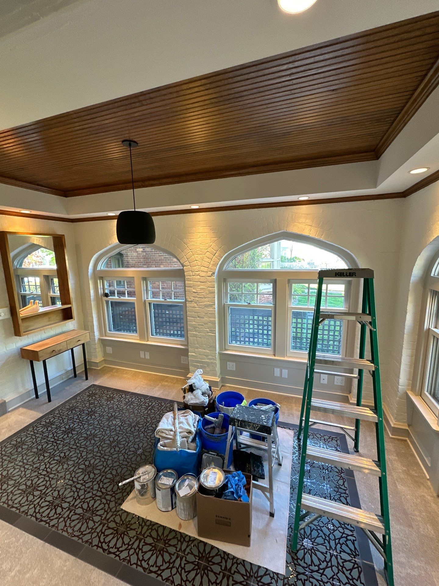 Entryway Painting – Walls, Ceiling, Baseboards & Crown Molding by OCS Contracting Services