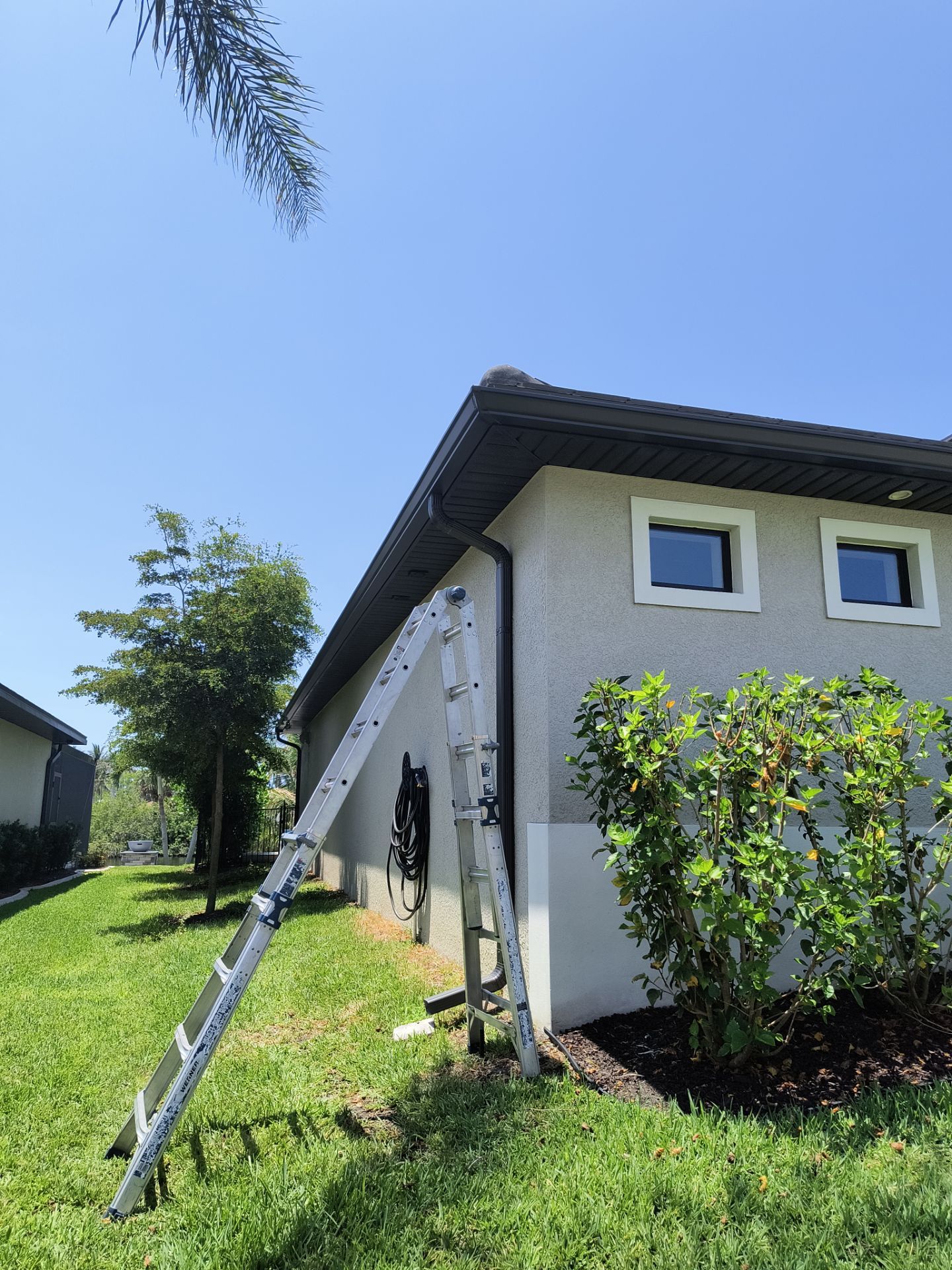 Musket Brown 6-inch Gutters in Cape Coral FL by Gutter Professors