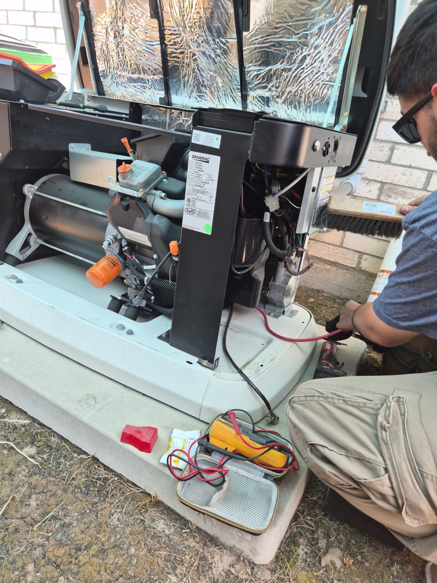 Residential Generac Generator Maintenance and Testing in Spring, Texas by GenTex Elite Services