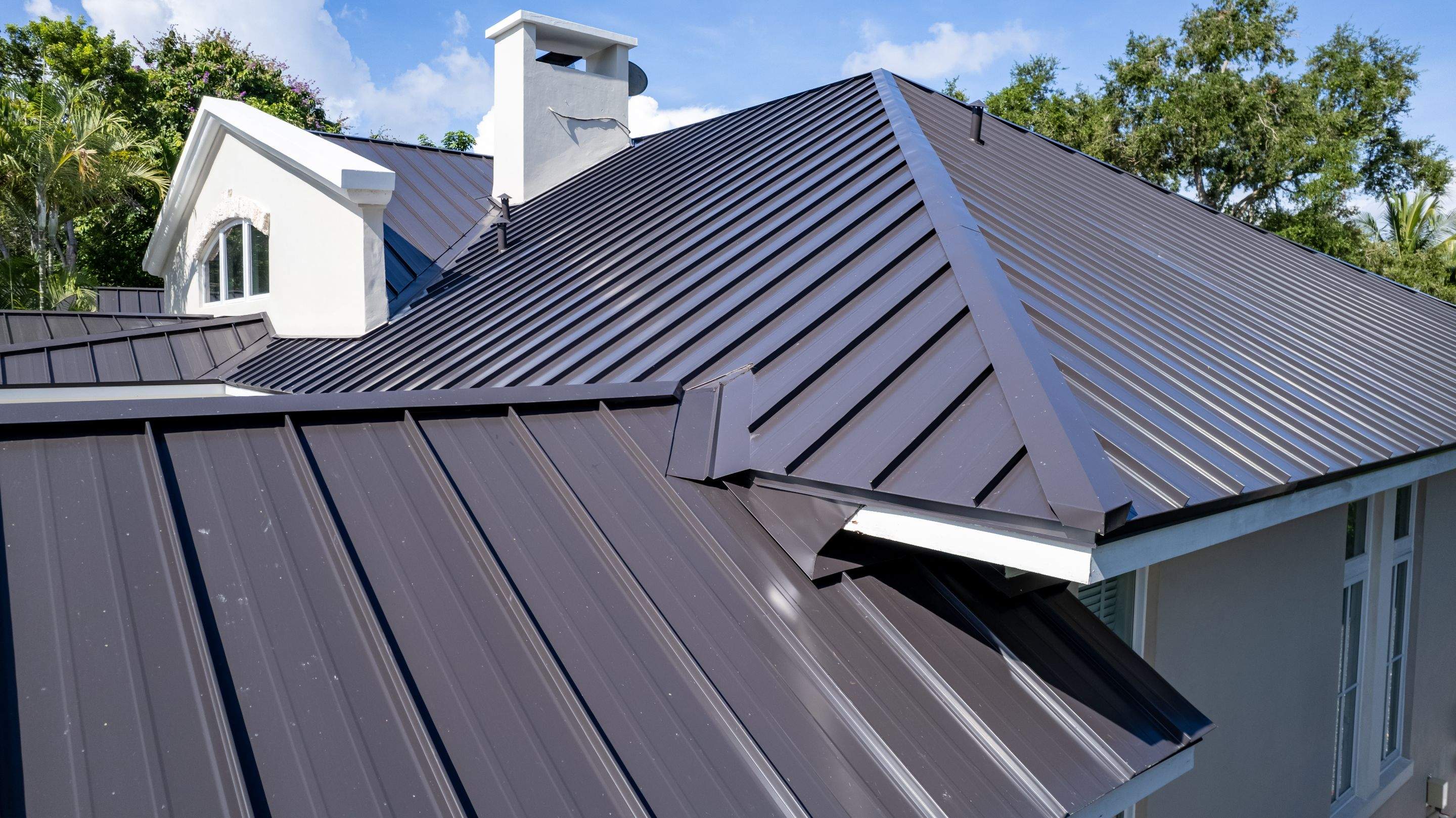 Metal Roof - Galvalume - Dark Bronze by Istueta Roofing