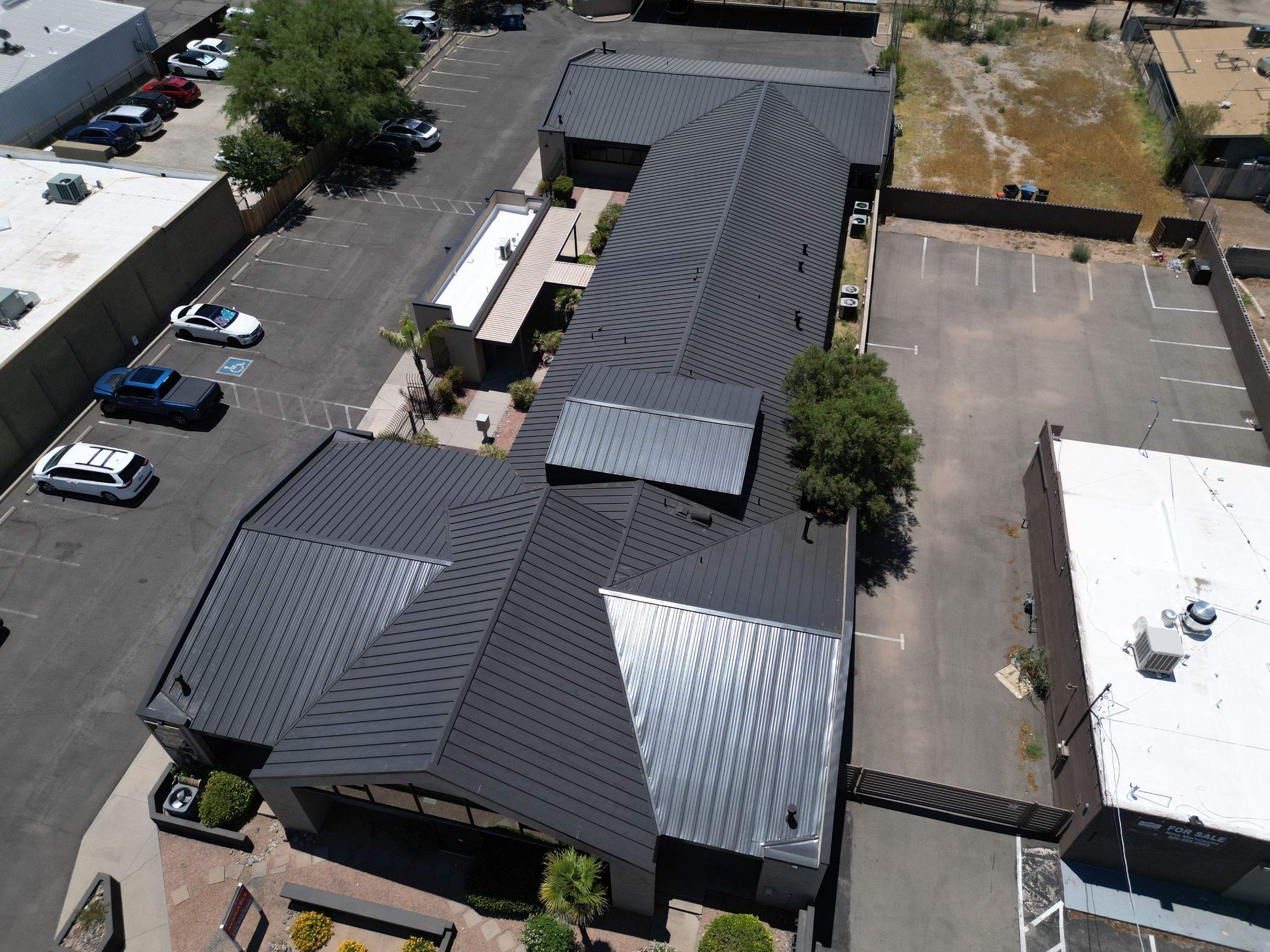 Burnished Slate Standing Seam by Reimagine Roofing