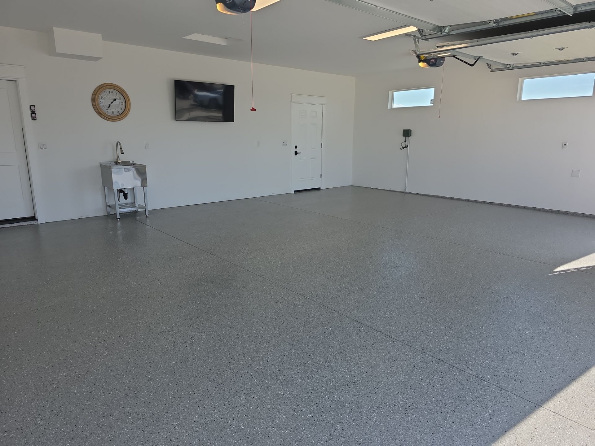 Garage Transformation using Shale Hybrid by Croc Coatings, LLC
