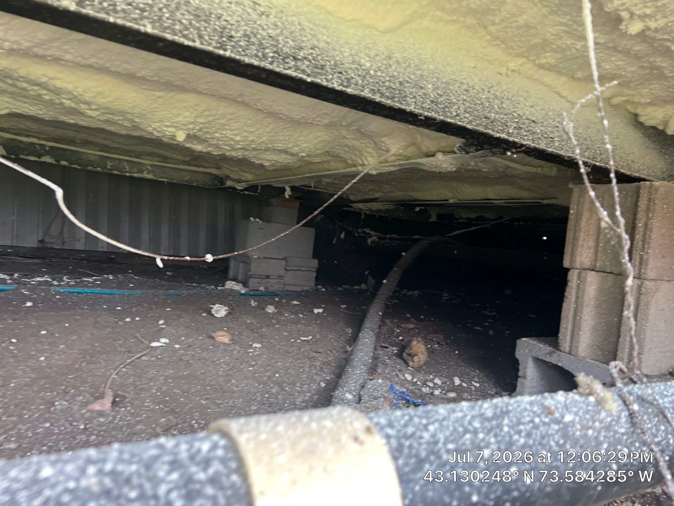 New Furnace and Mobile Home Belly Insulation Project in Greenwich by Saffron Elite Home Performance & Building Science