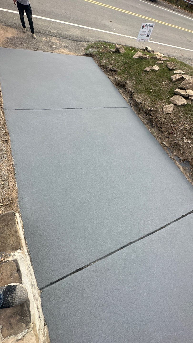 Driveway Project in Pittsburgh by Floors in a Day, Inc