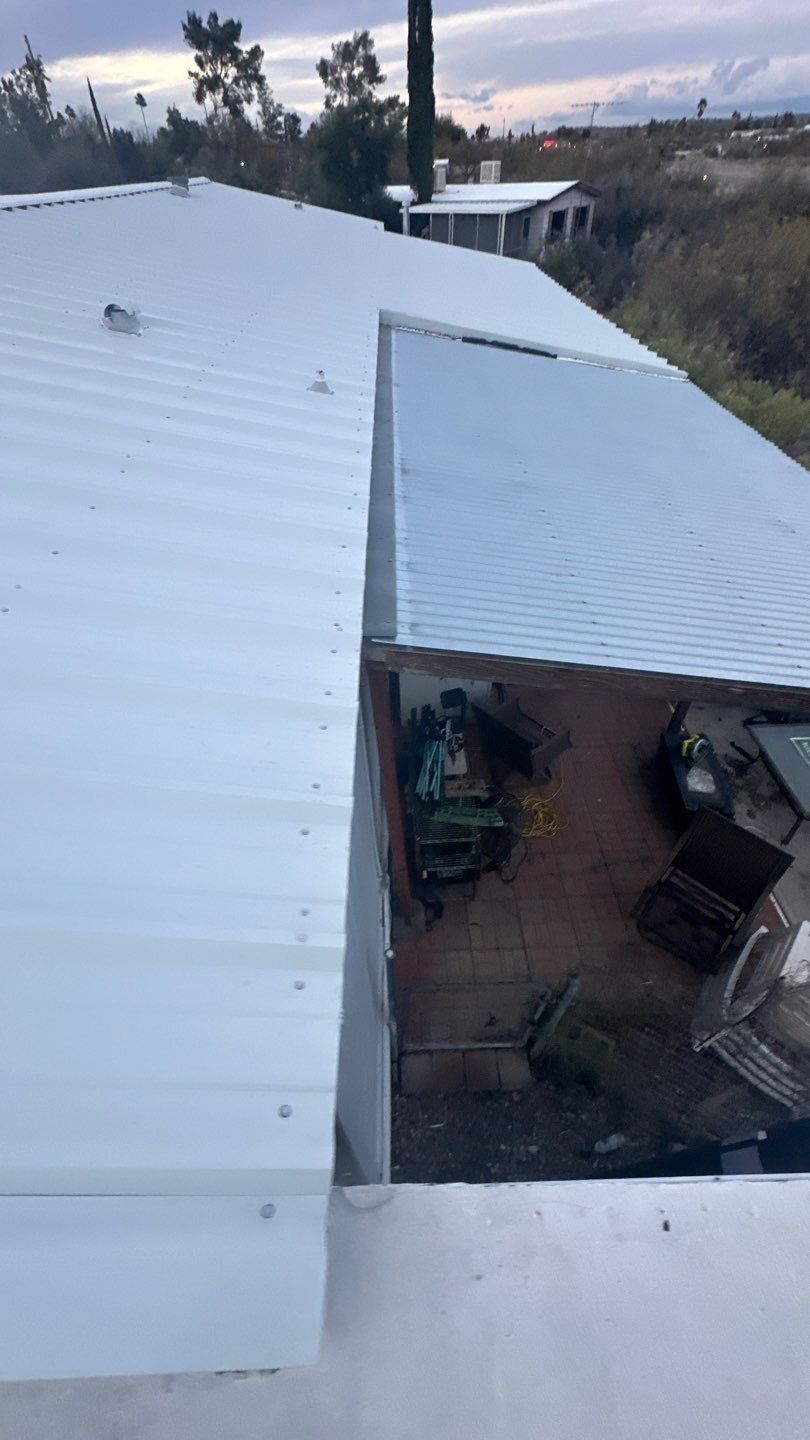 Polar White Exposed Fastener by Reimagine Roofing