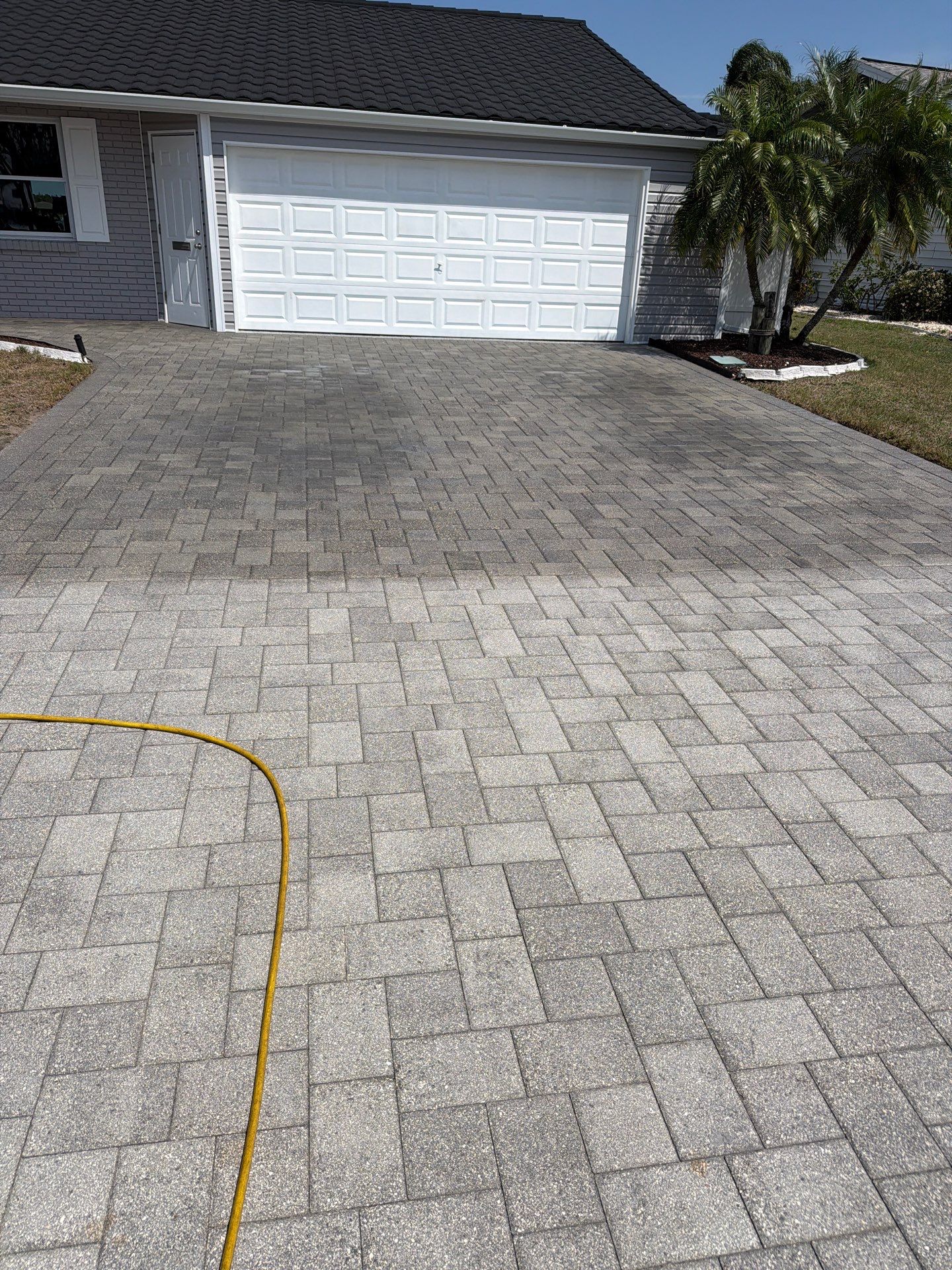 Paver Sealing and Restoration for Sun City Center Driveway by Supreme Paver Experts