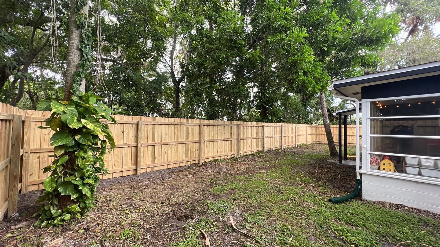 Wood Fence Installation using Board on Board Wood Fence by Asap fence and gates, LLC