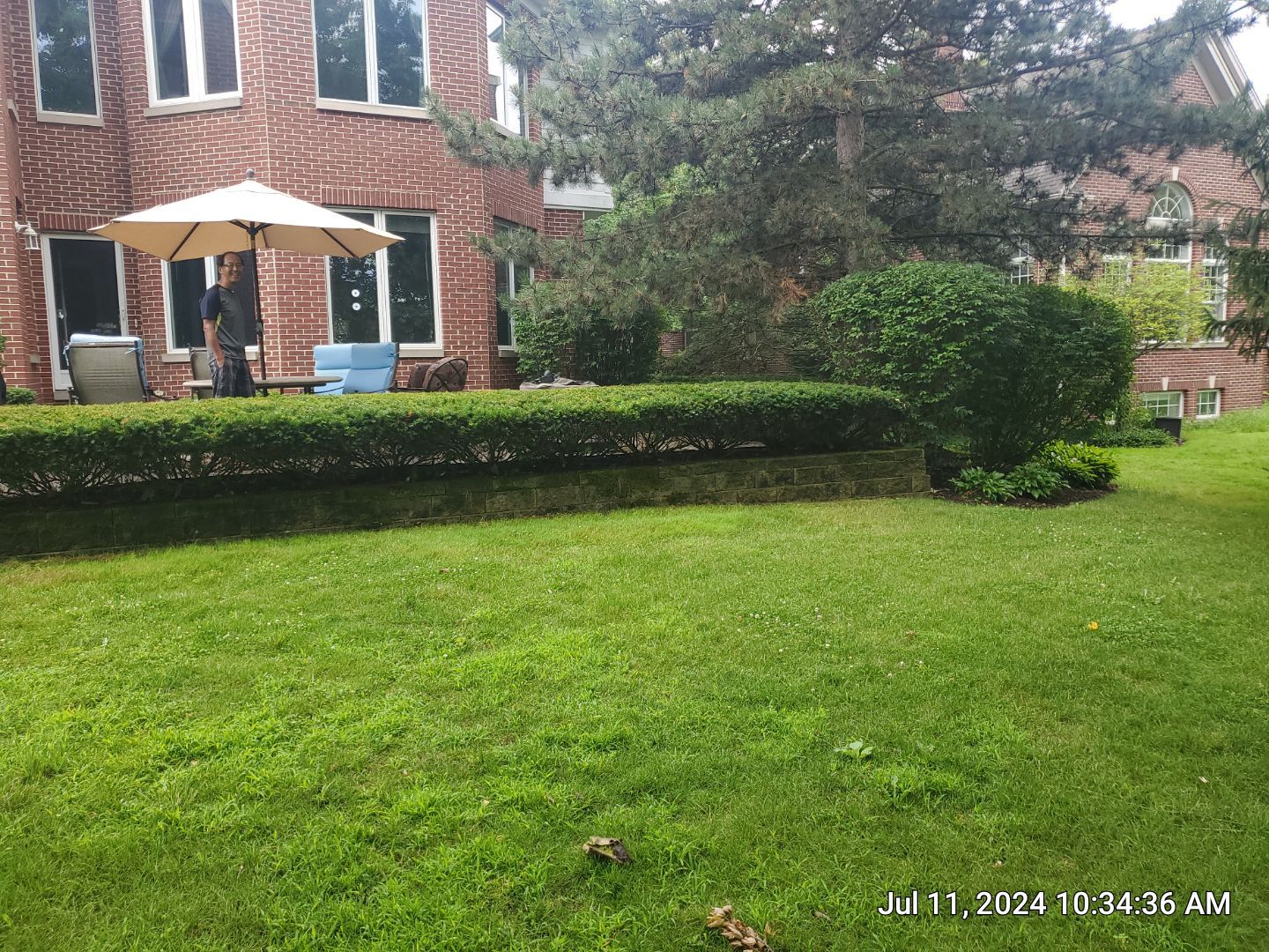Brick paver repair, clean and seal by Northern Power Washing LLC.