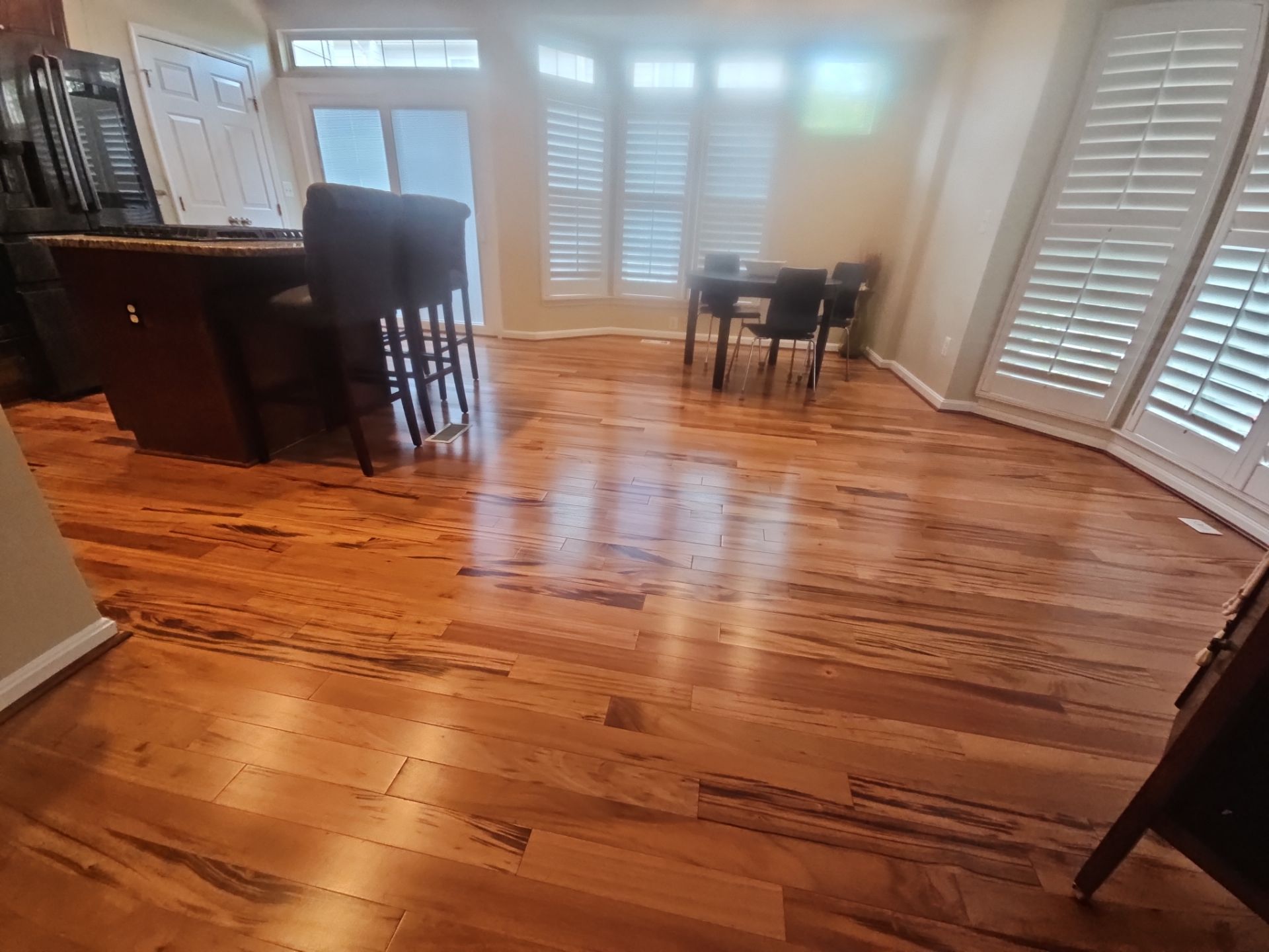 Kitchen Remodel using Flooring by Real1Construction