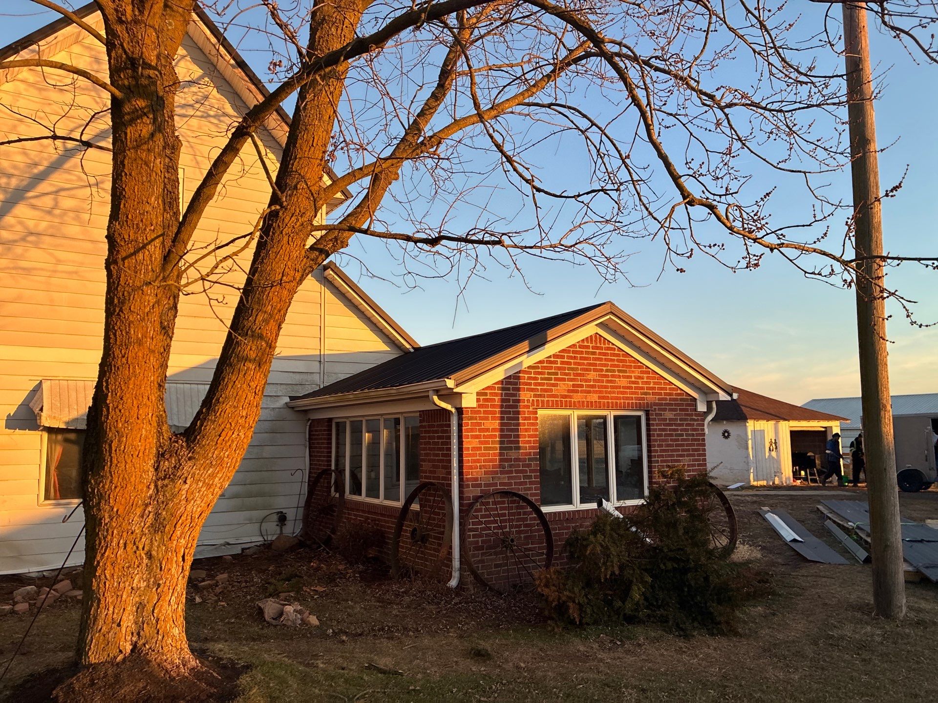 Project in New Castle, IN by Rodeffer Roofing INC