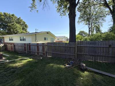Wood Fence Post Replacement & Stabilization – Florissant, MO by Legendary Services Company LLC.