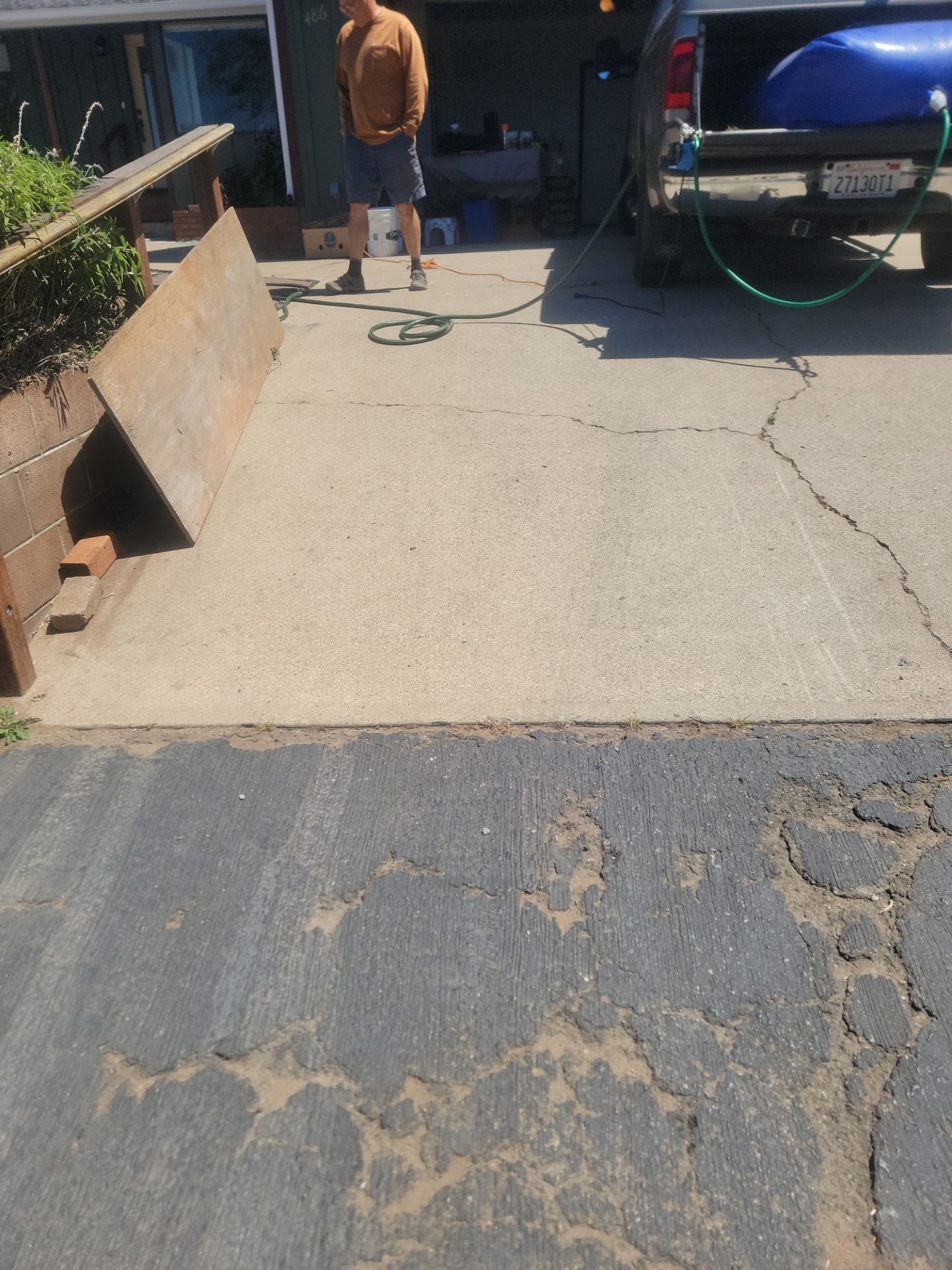 Haze Grey Driveway and Garage Floor Coating in Morro Bay by MGP Coatings