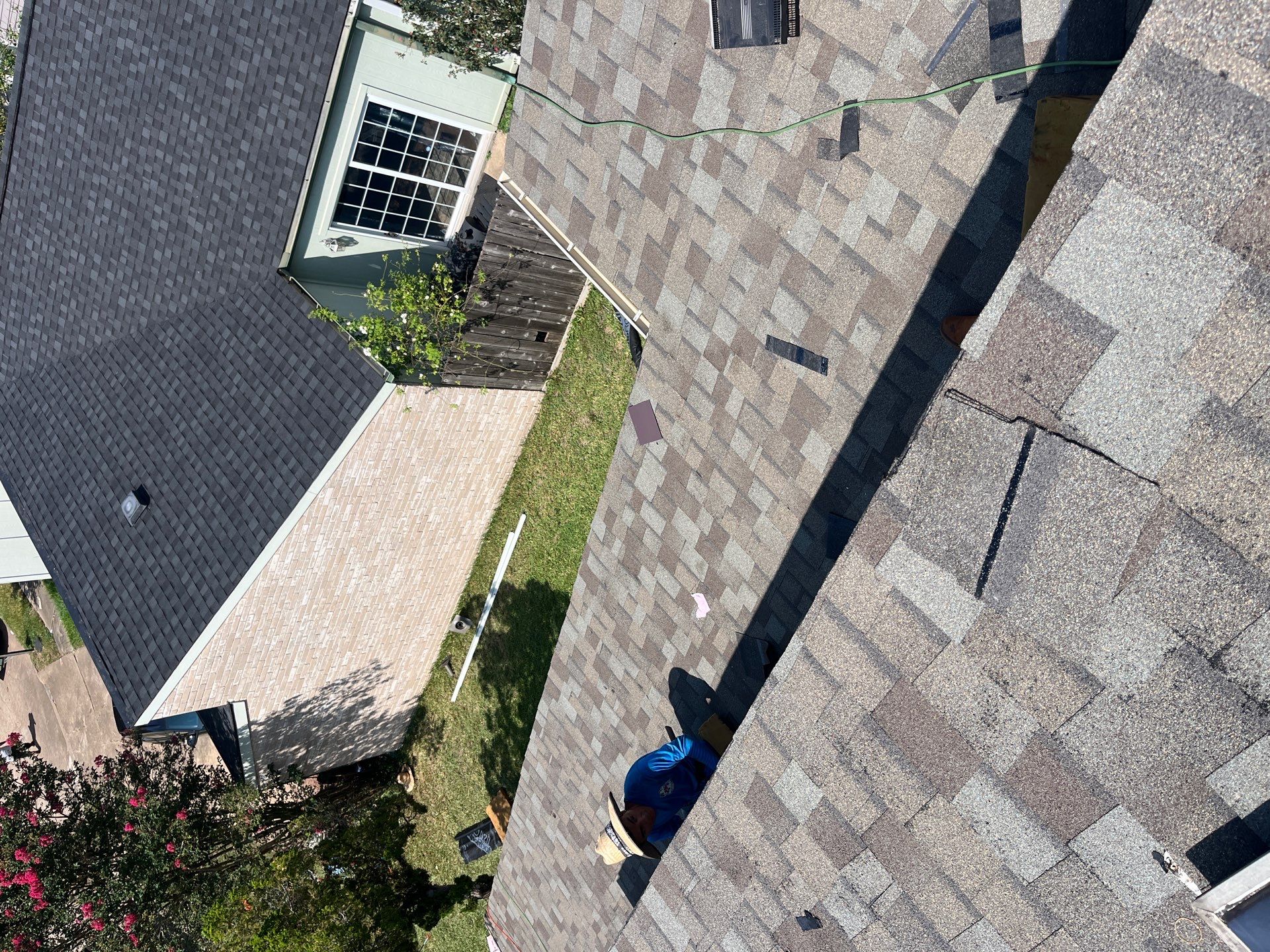 Residential Roofing Installation using Owen's Corning Duration (Lifetime) Shingles by Roof Repair Company