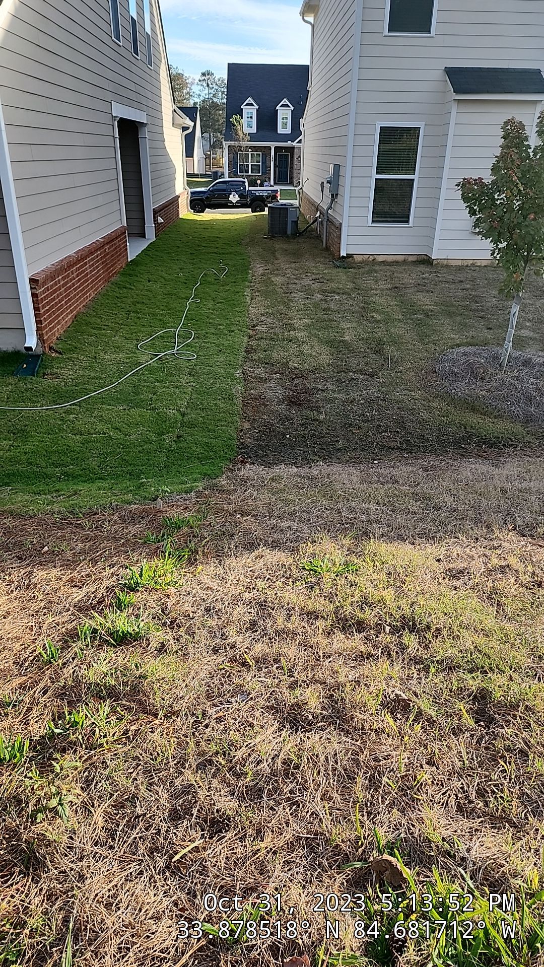 Fence Installation of Capped Wood Privacy by Titans of Timber Fence & Stain