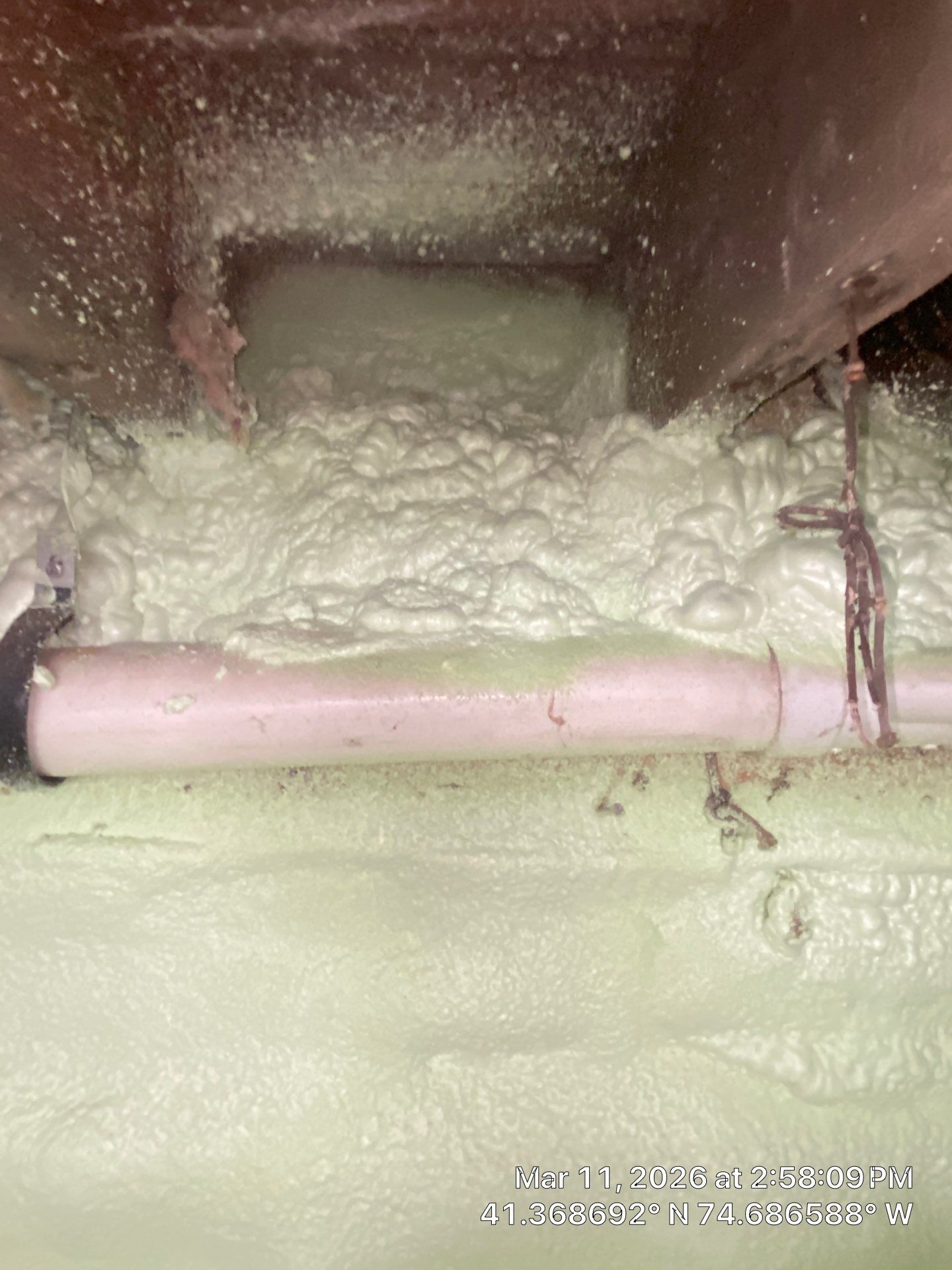 Basement Exterior Walls using Closed Cell Spray Foam by NYS Foam & Energy