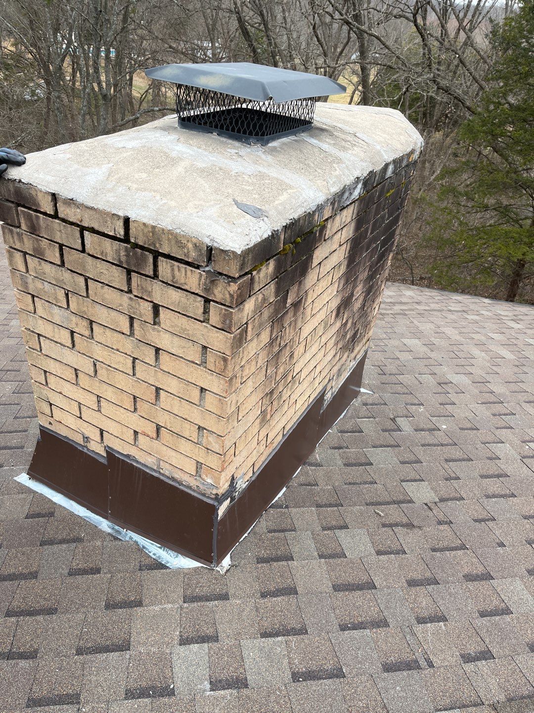 Residential Roofing Installation using Standing Seam Metal Roofing and Composition Shingles by Rainy Day Restoration