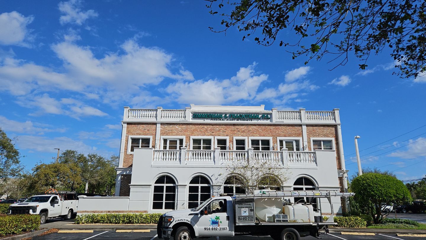 Pressure Washing Commercial Parkland by BKB Pressure Cleaning LLC