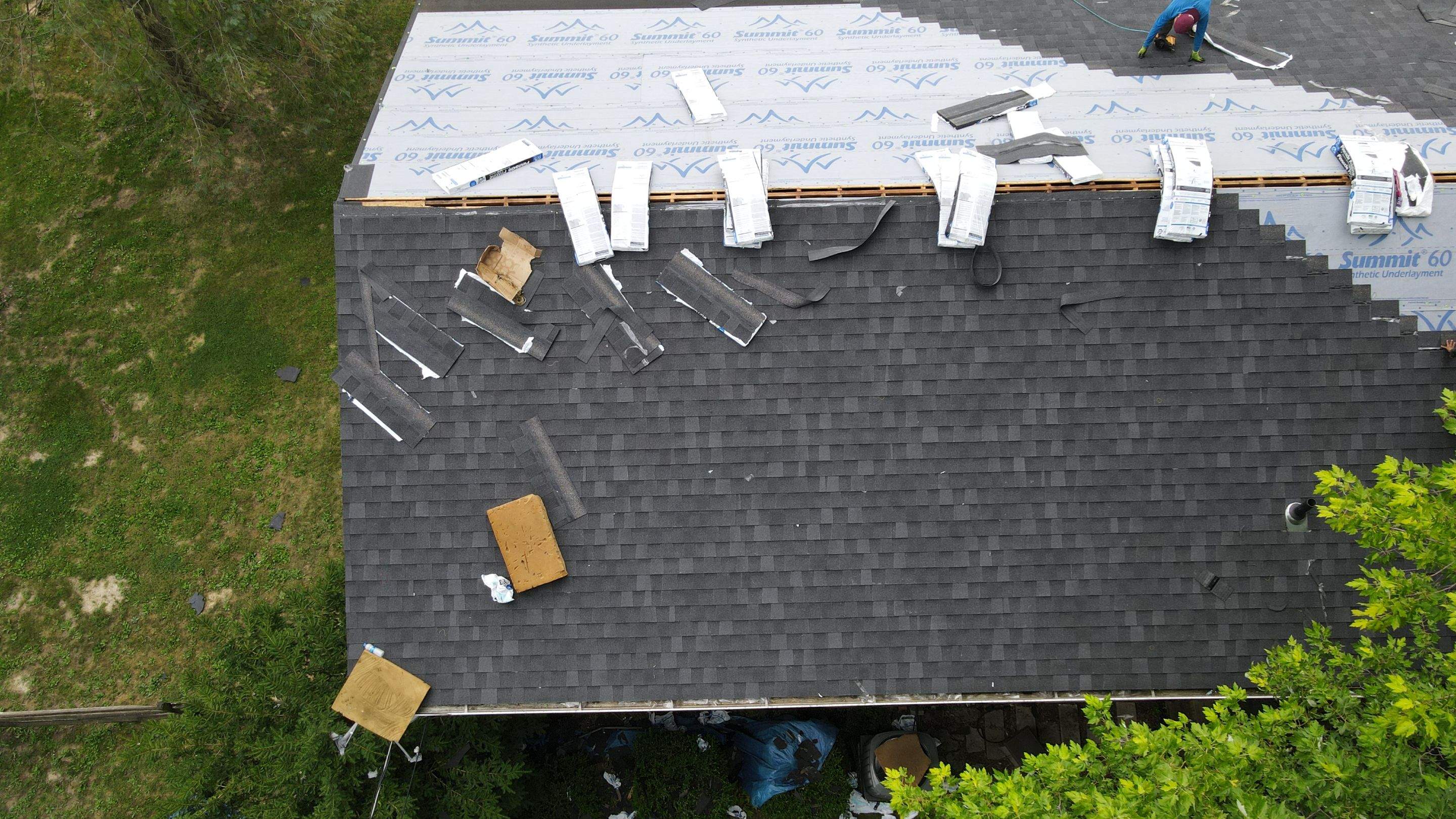 Residential Roofing Installation using Atlas Pristine by Tamlin Roofing