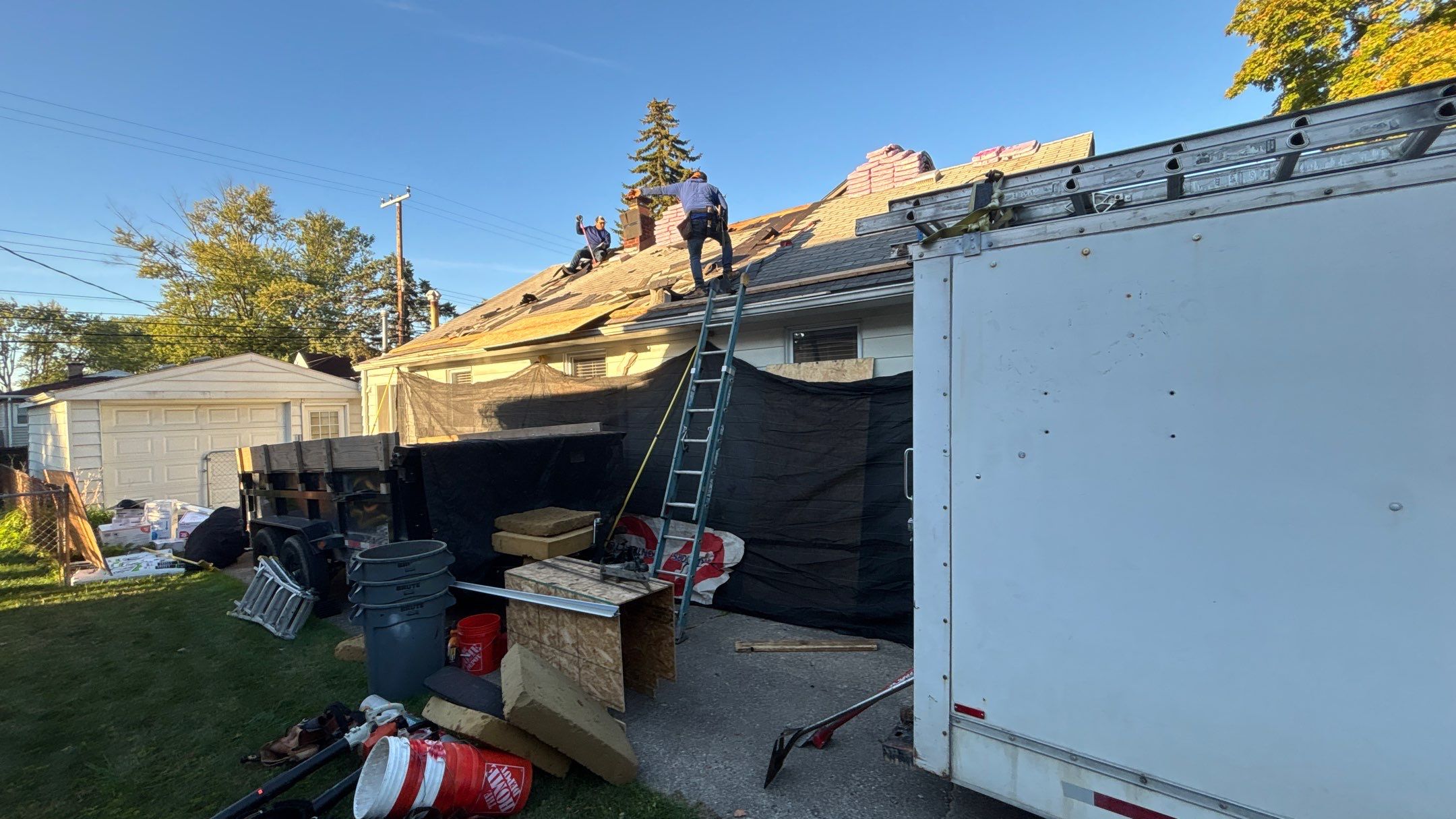 Roof Replacement using Owens Corning Estate Gray by 180 Contractors