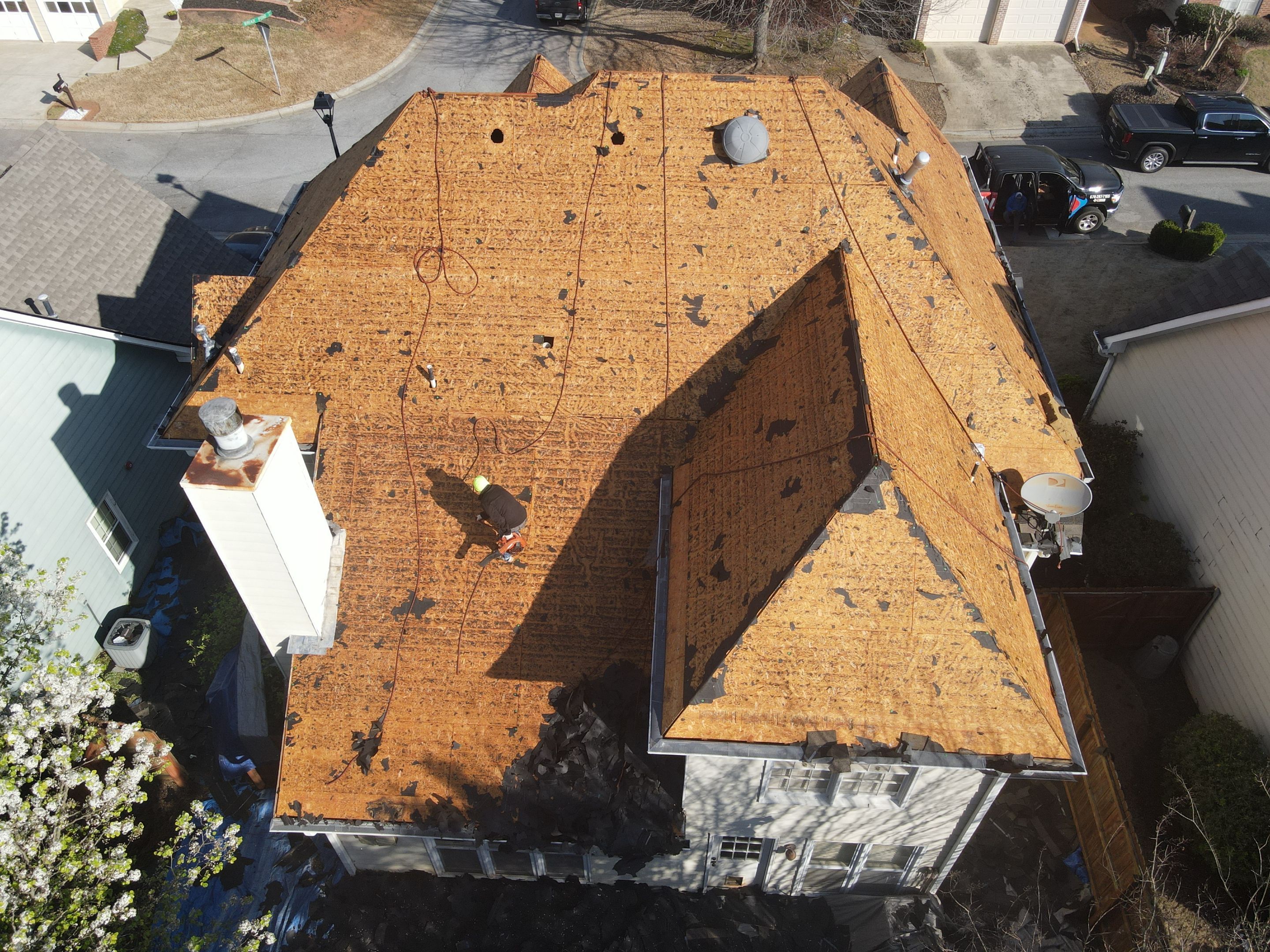 Residential Roofing Installation using Owens Corning by Inspector Roofing and Restoration