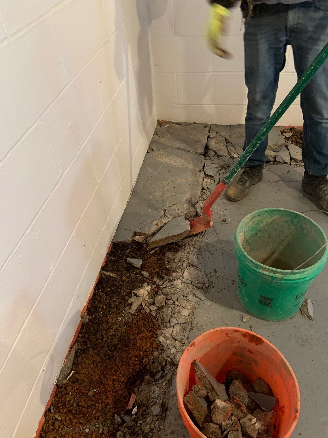 Custom Dual Sump System for Maggie by Waterproofing Northeast