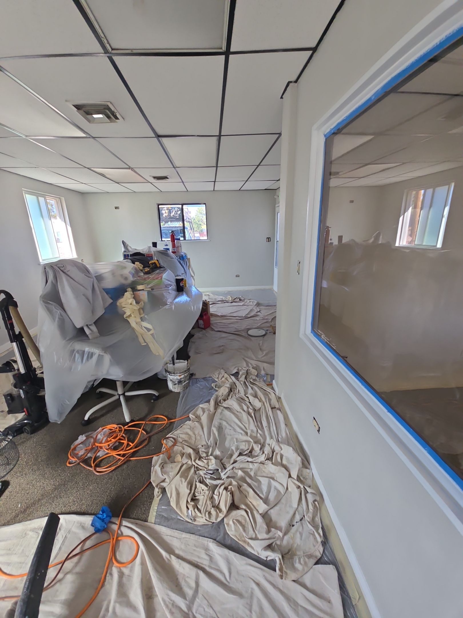 From Dull to Dynamic: Interior Office Transformation by J&M Painting LLC