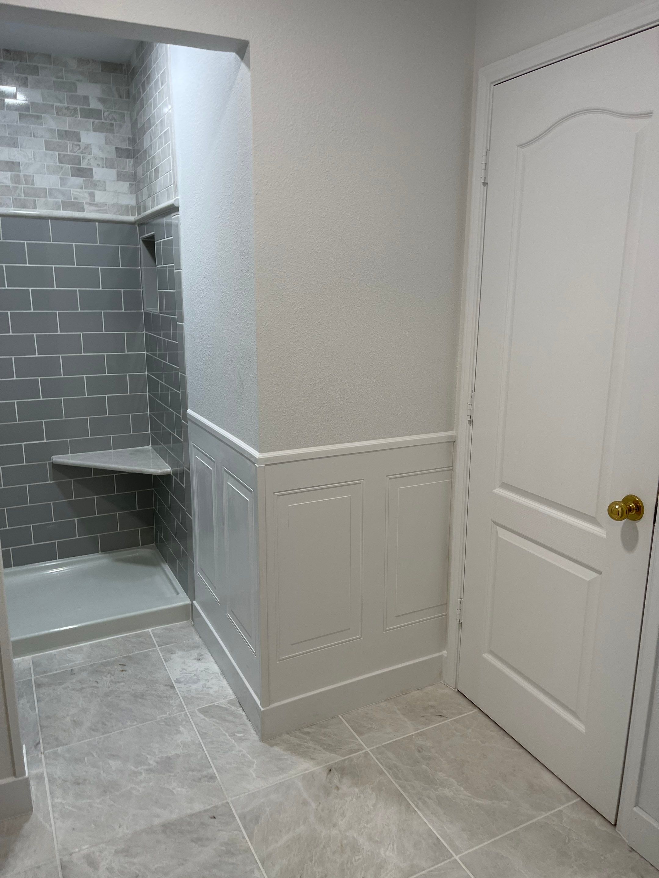 Full Bathroom Remodel by First United Roofing & Construction