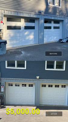Double Garage Door Upgrade