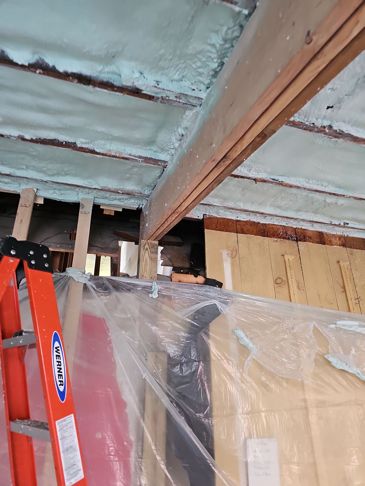 Home Remodel using Closed Cell Spray Foam by NYS Foam & Energy