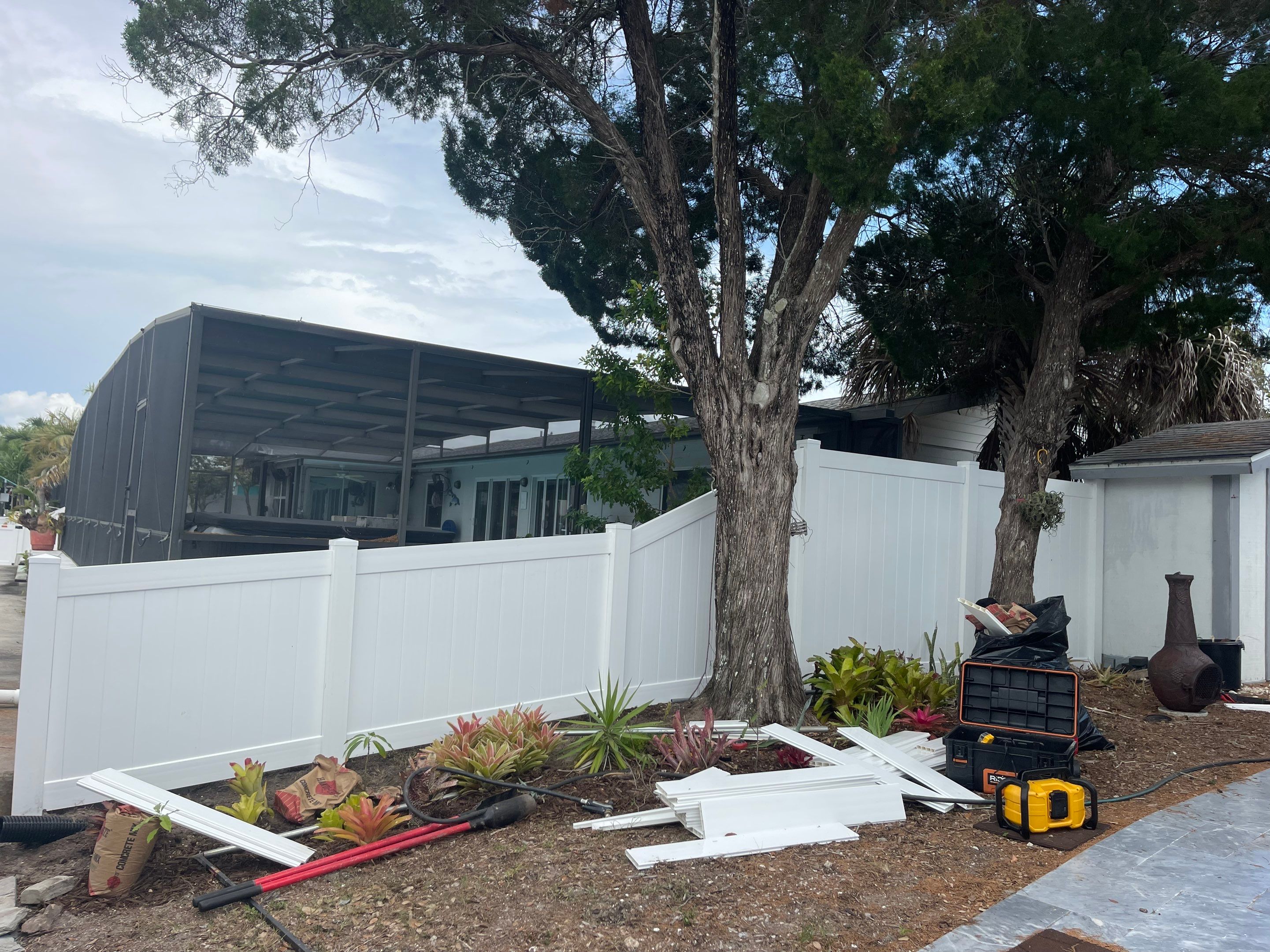 Bradenton, FL 6 ft. Tall White Vinyl Privacy Fence by Asap fence and gates, LLC