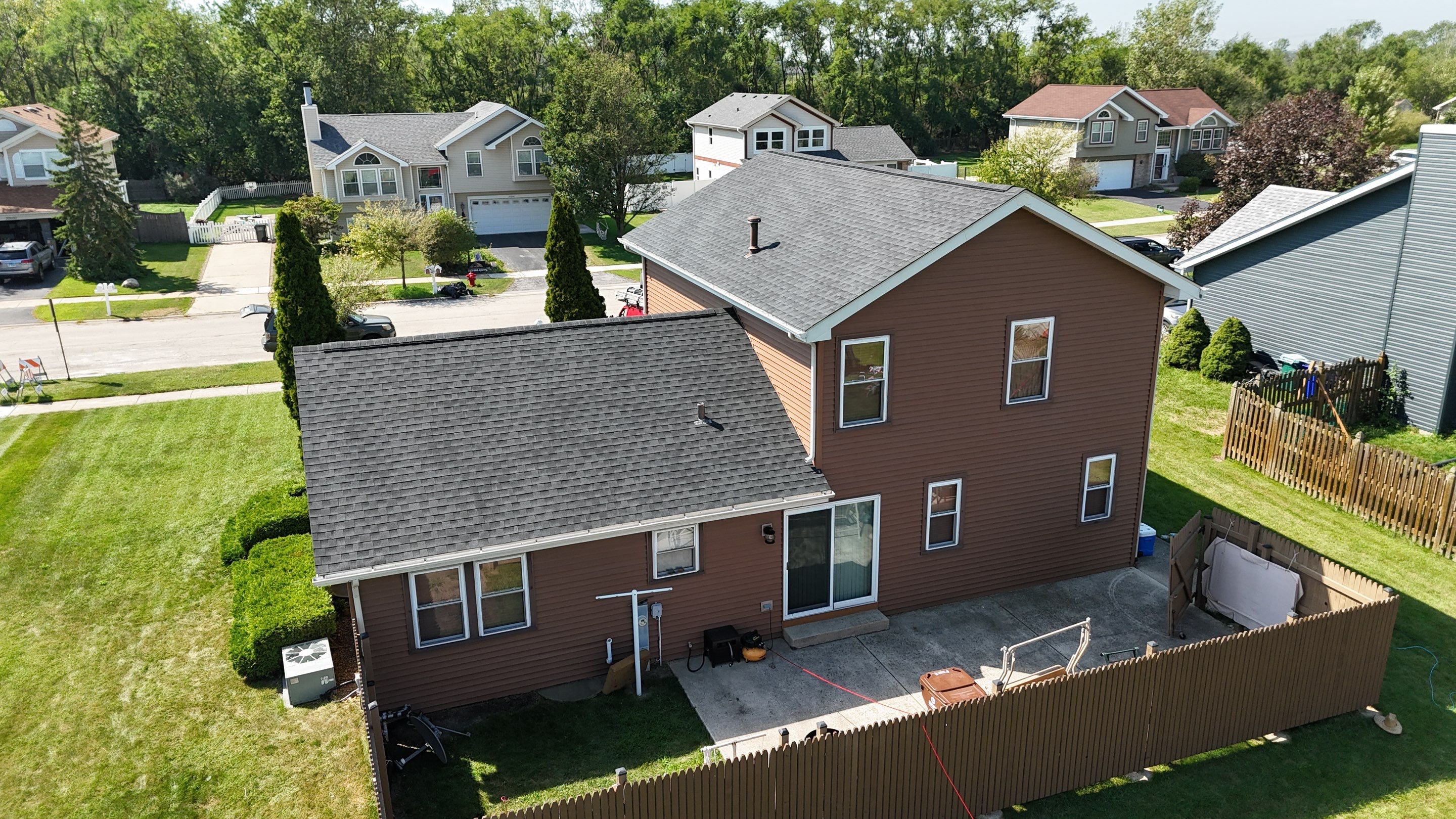 GAF Charcoal Shingle Roof Replacement in Frankfort, IL