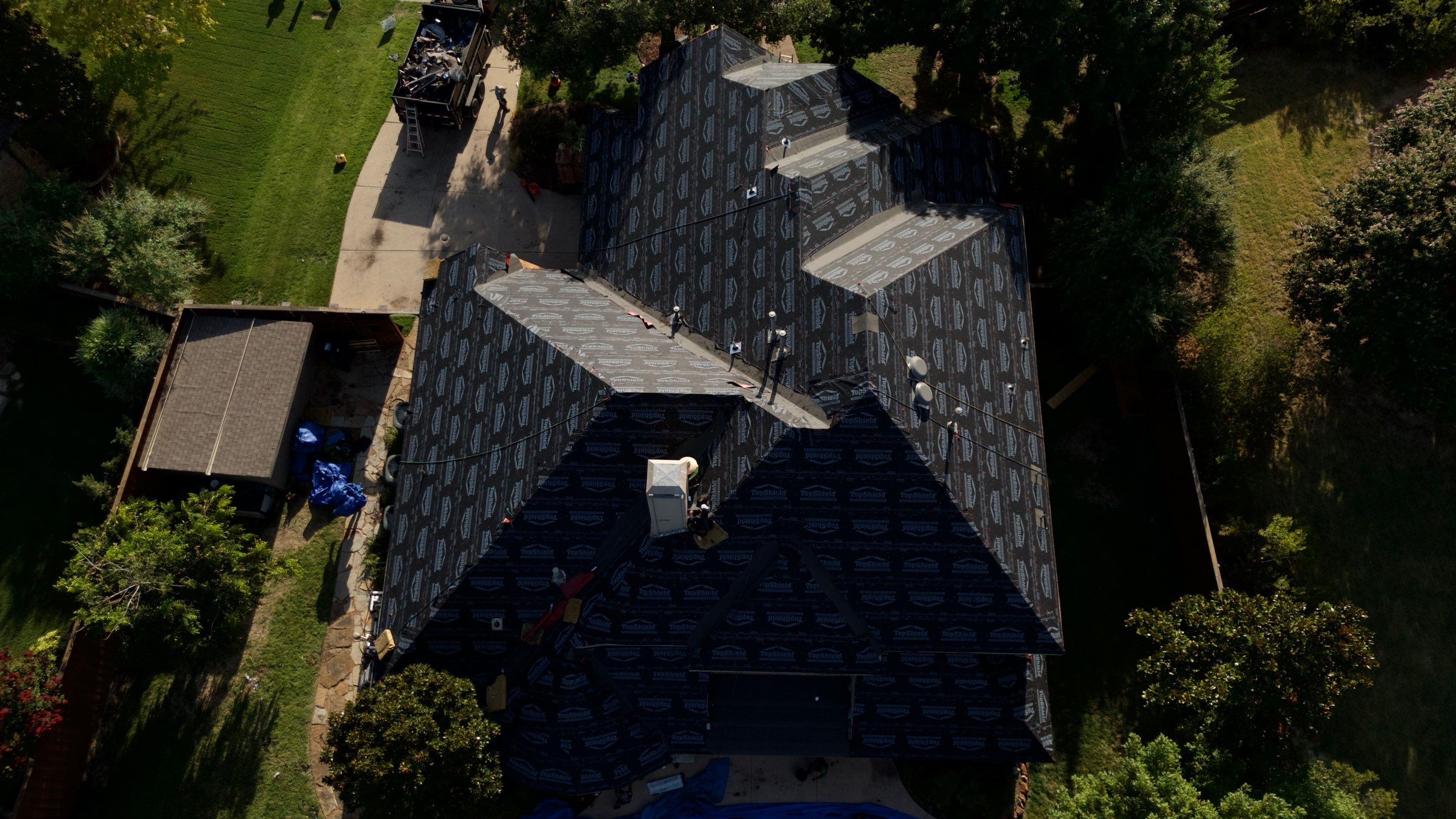 Residential Roof Repair using IKO Dynasty Class 3 Impact Resistant Shingles by Becker Roofing and Exteriors