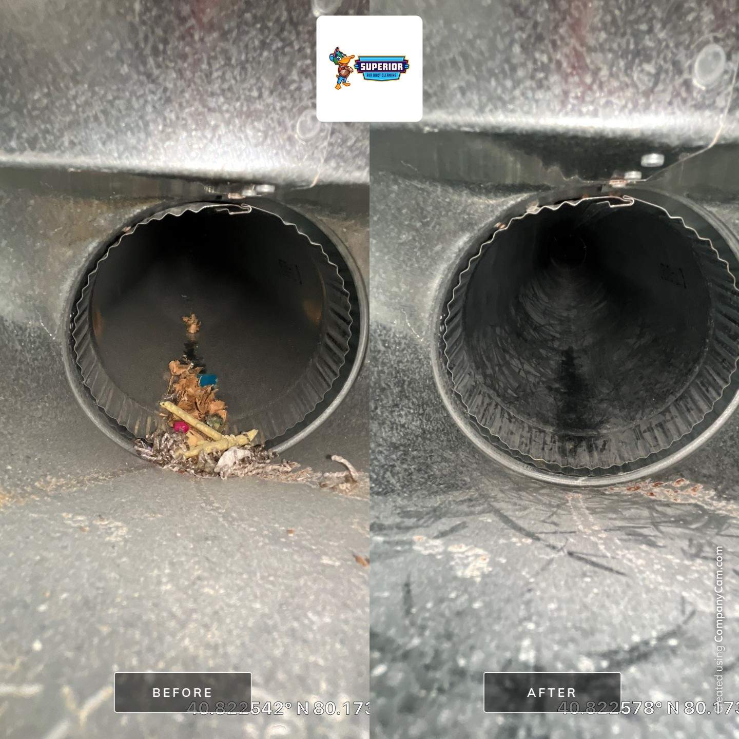 Air Duct Cleaning With a Vacuum Truck in Fombell, PA by Superior Air Duct Cleaning