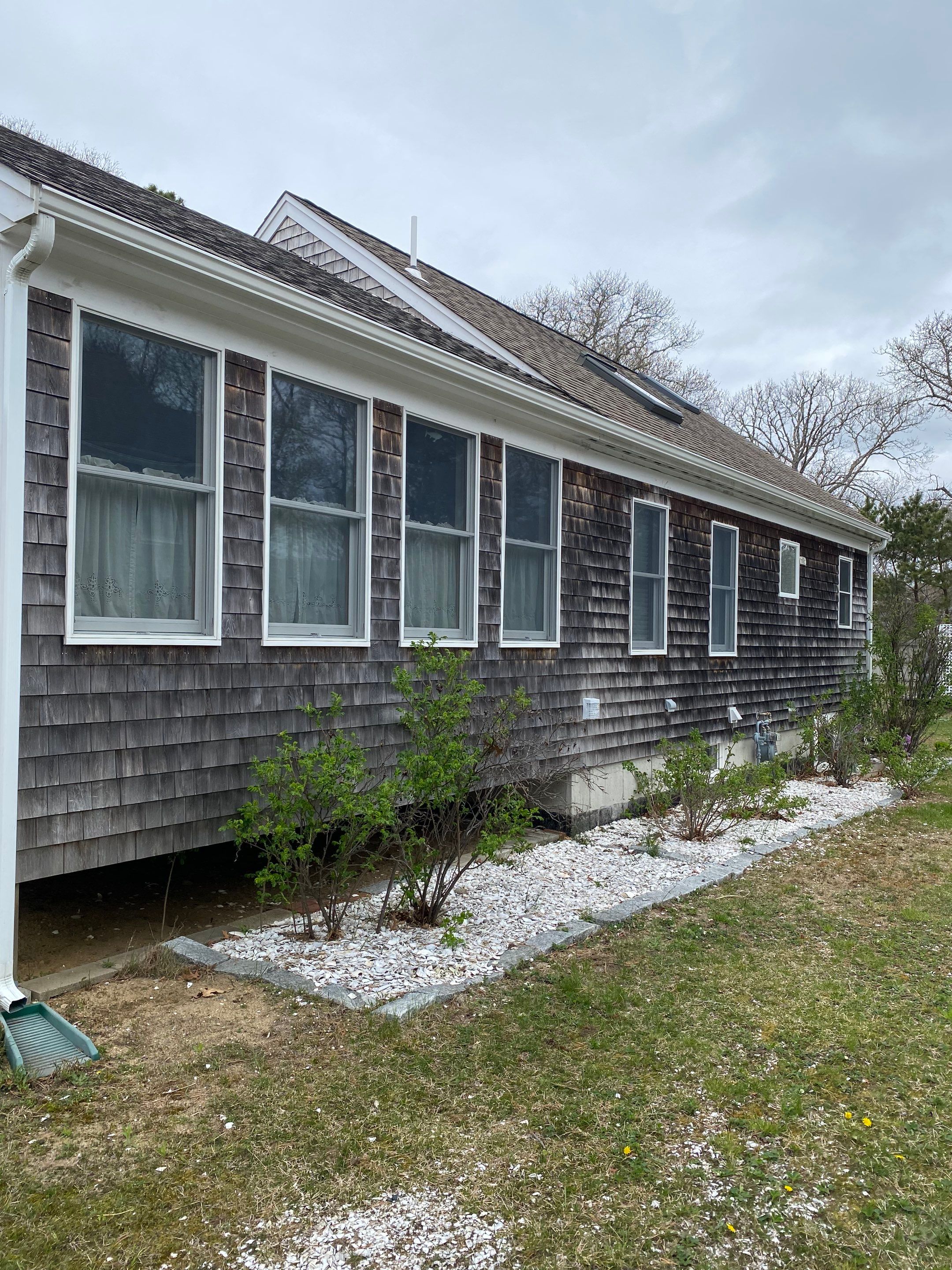 Gutter Installation using 5" K-Style Aluminum Gutter in Eastham, MA by Gutter Pro Enterprises