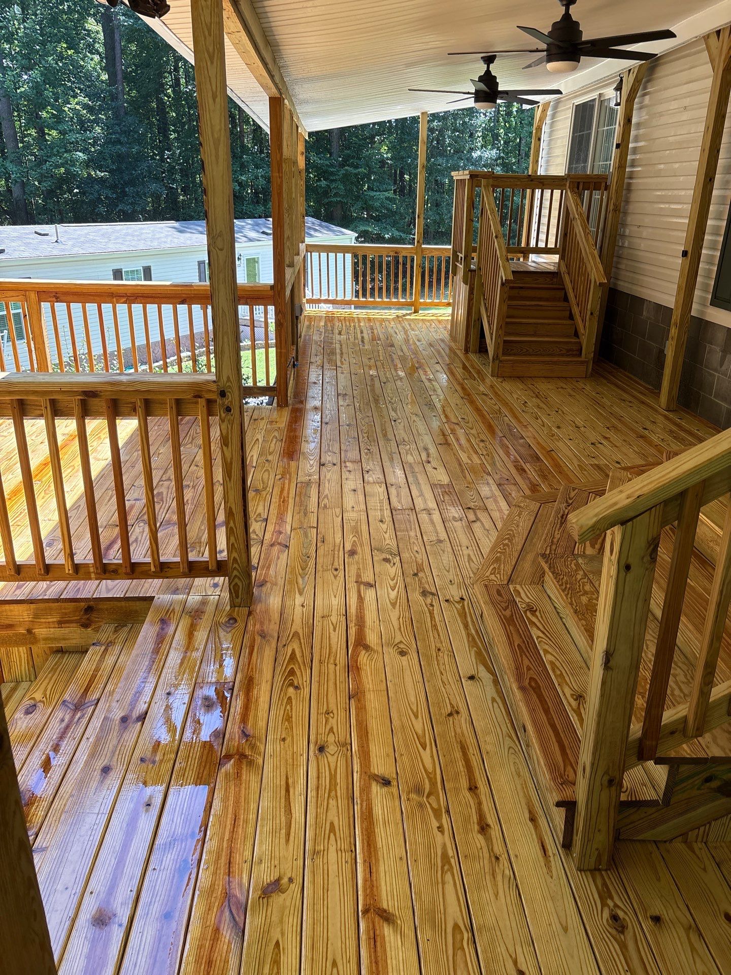 Wood Deck using Wood Sealant by DuraSeal