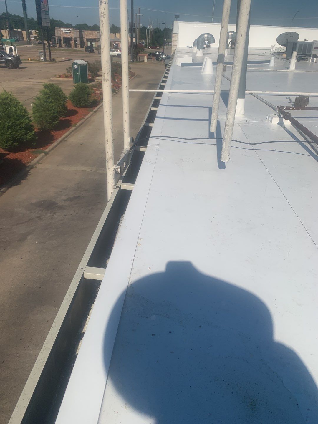Commercial Roofing Installation using 50 mil PVC by Hostetler Roofing