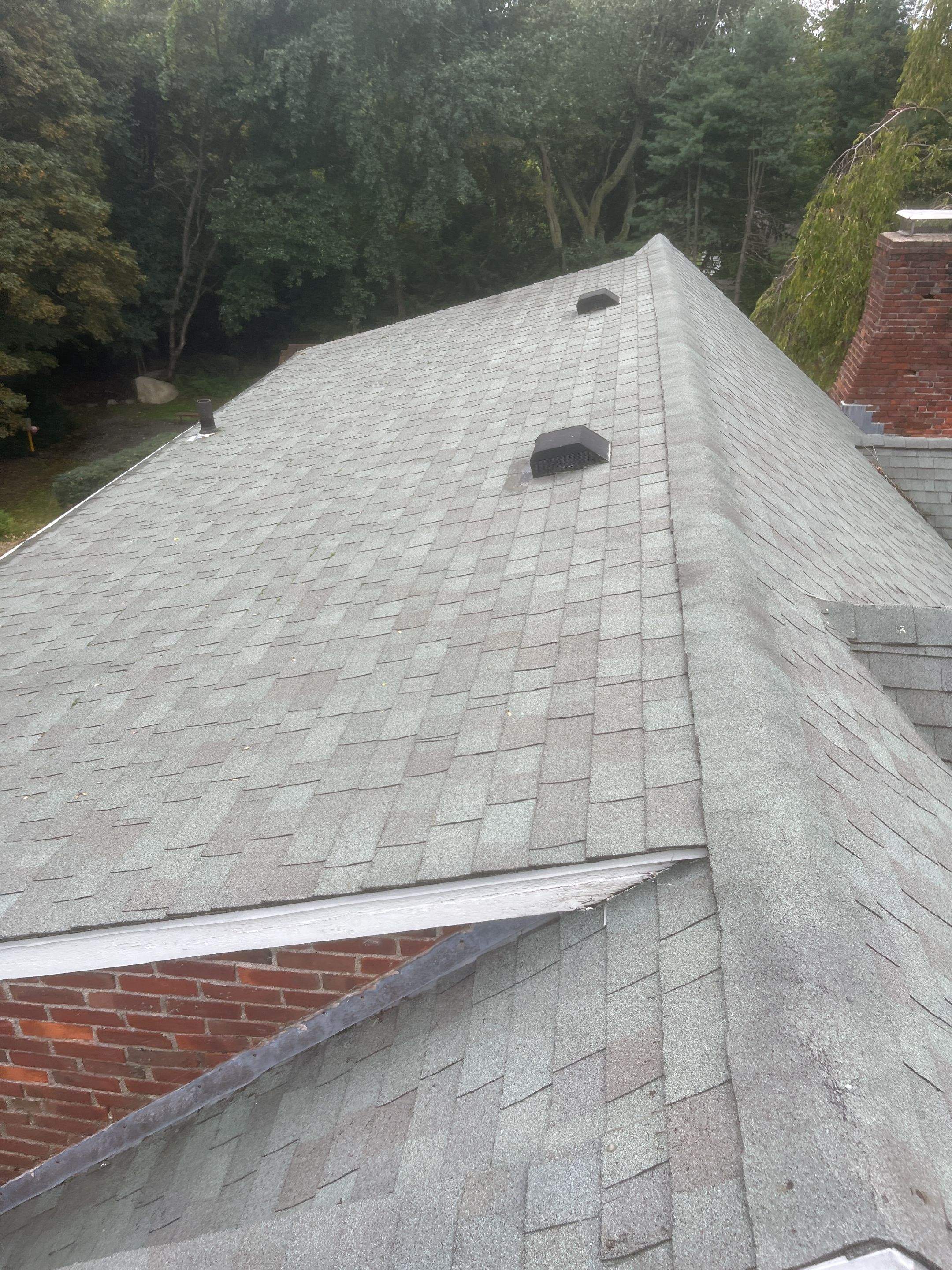 Residential Roofing Installation using Owens Corning TruDefinition Williamsburg gray by A Plus Exterior