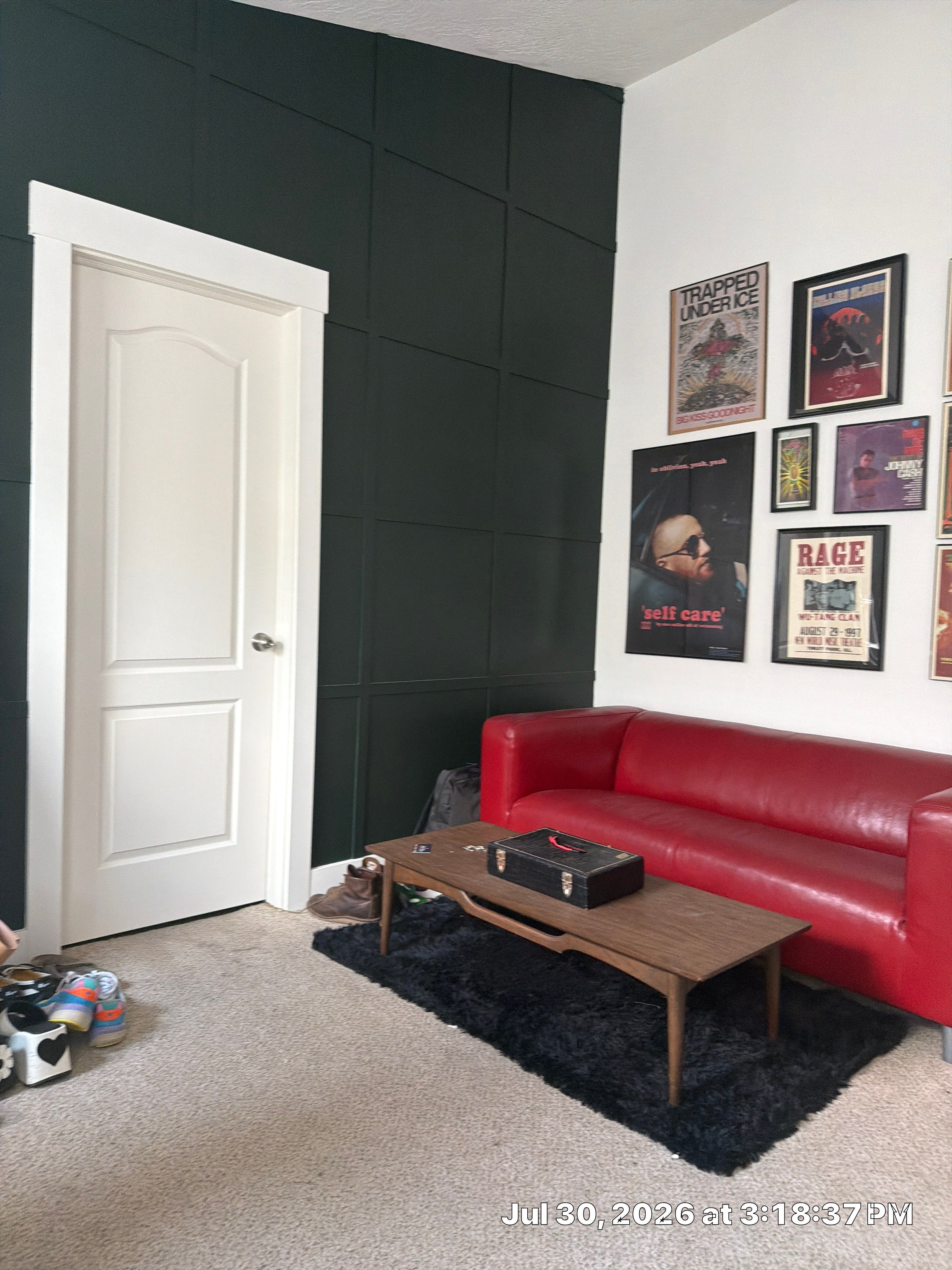 Custom Grid Trim Accent Wall and Interior Painting in South Salt Lake by CompanyCam Sales Demo